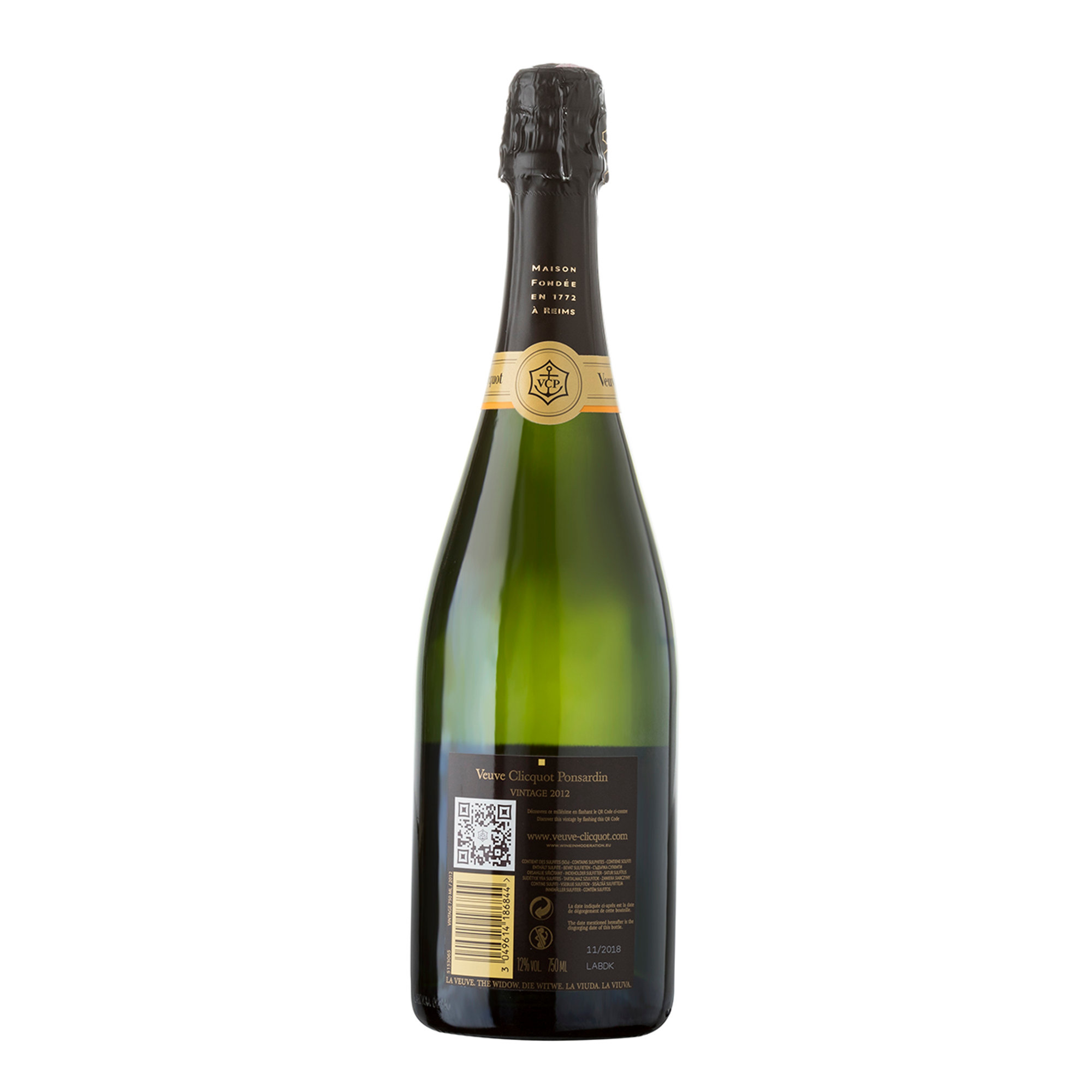 1 bottiglia - Champagne New Vintage 2012 Astucciato Veuve Clicquot vista2