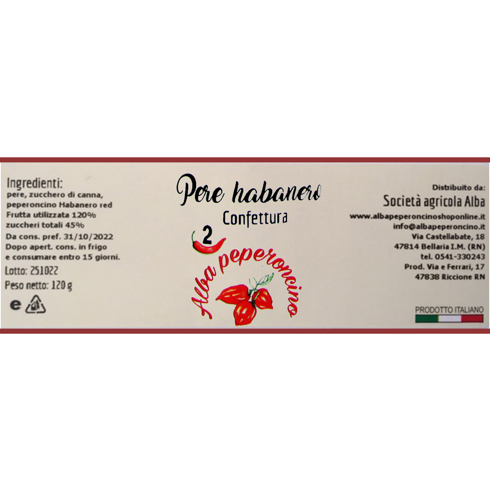 Kit Confetture 100 gr: 1 Fichi e Viagra Cileno - 1 Cipolle e Bhut Jolokia - 1 Pere e Habanero Alba Peperoncino vista6