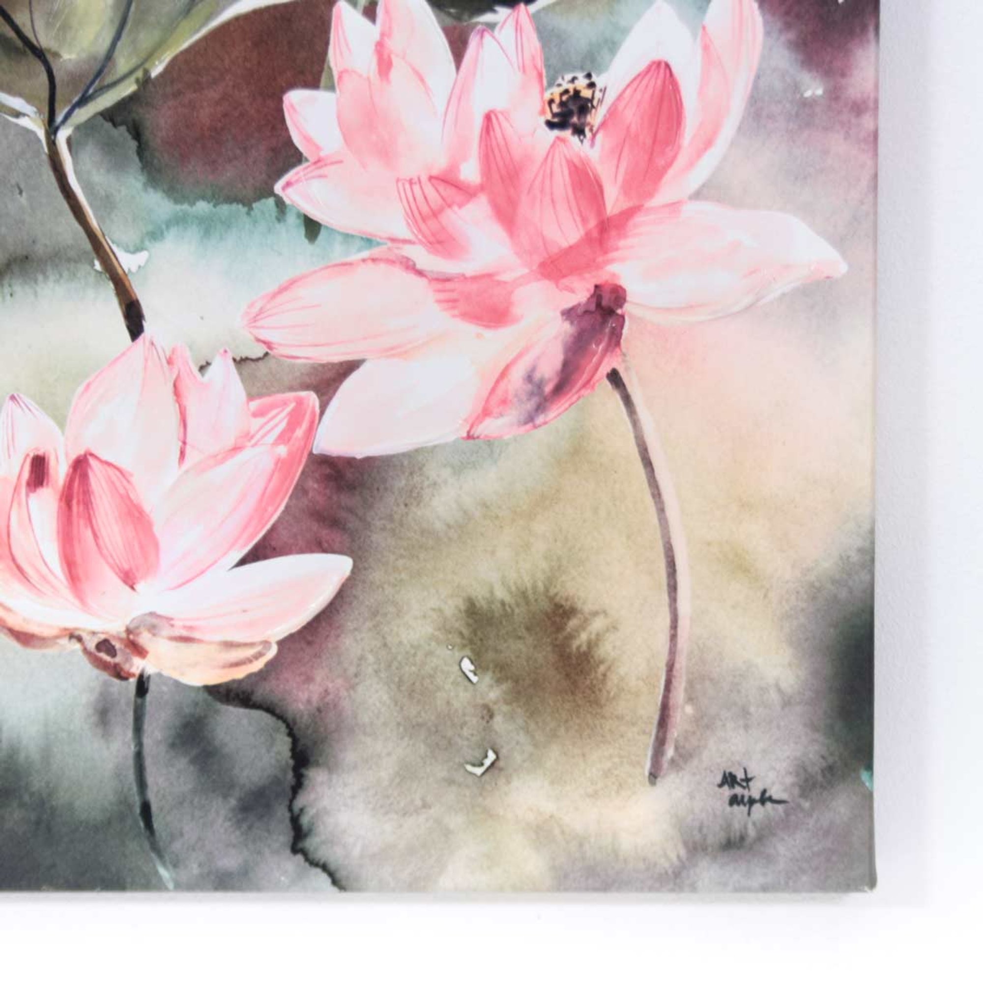 Quadro Loto e ninfee Arreda con stile vista1