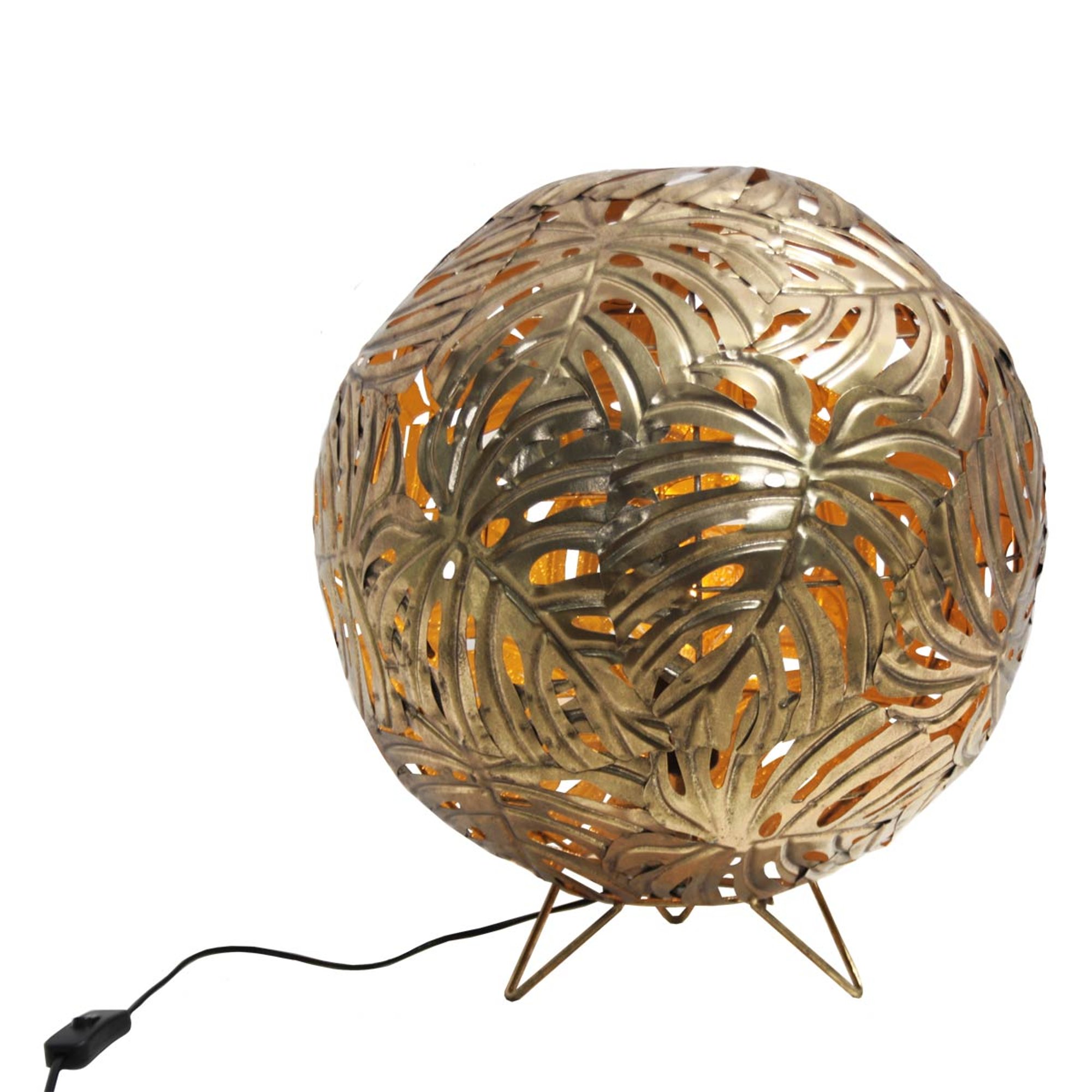 Lampada da tavolo Aura, oro Arreda con stile vista1