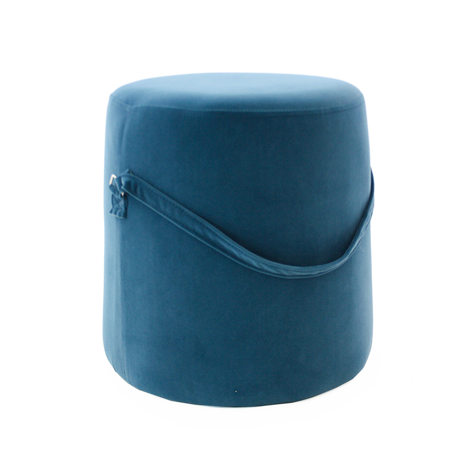 Pouff Cherlie, blu Arreda con stile vista0