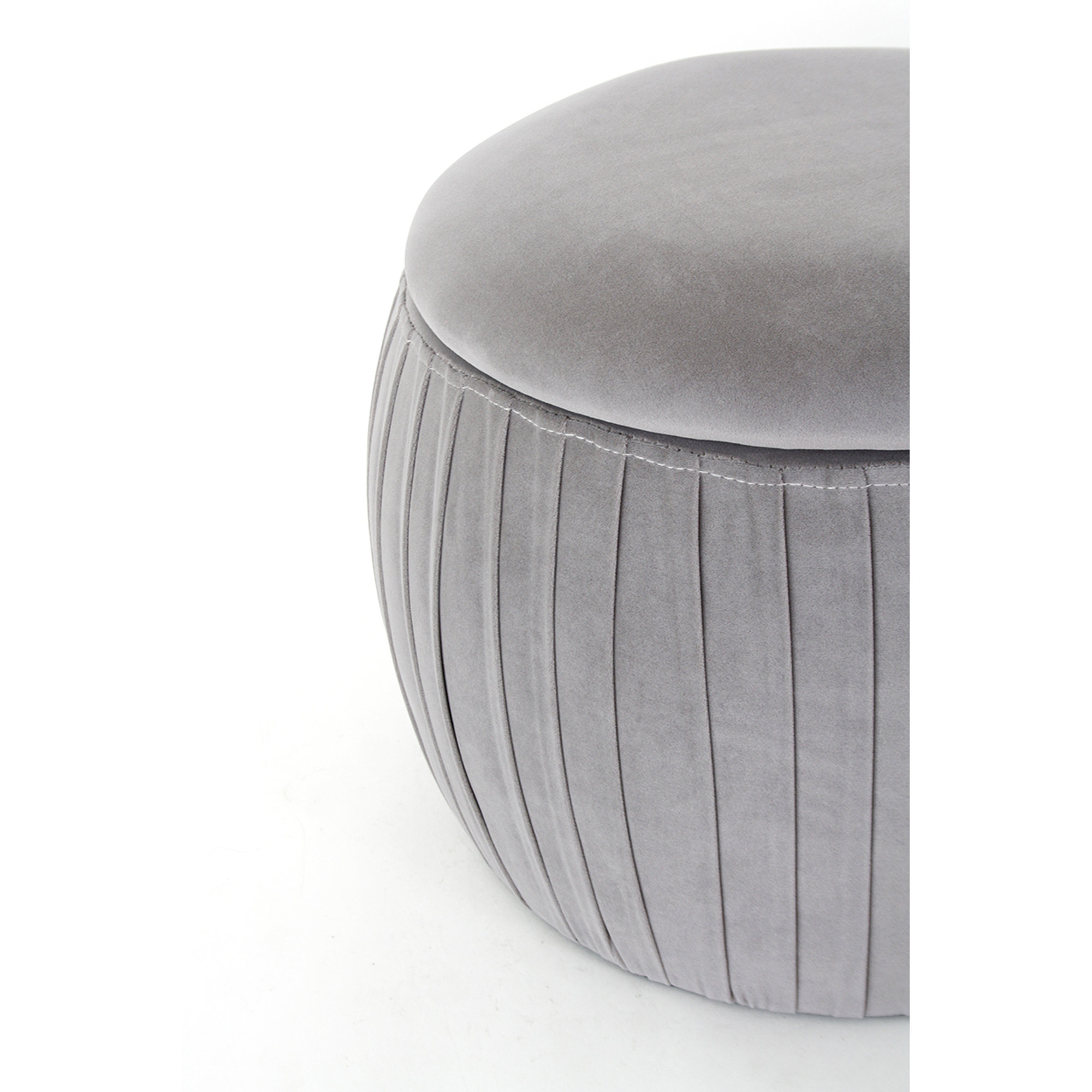 set 2 pouff plisseenuance del grigio Arreda con stile vista2