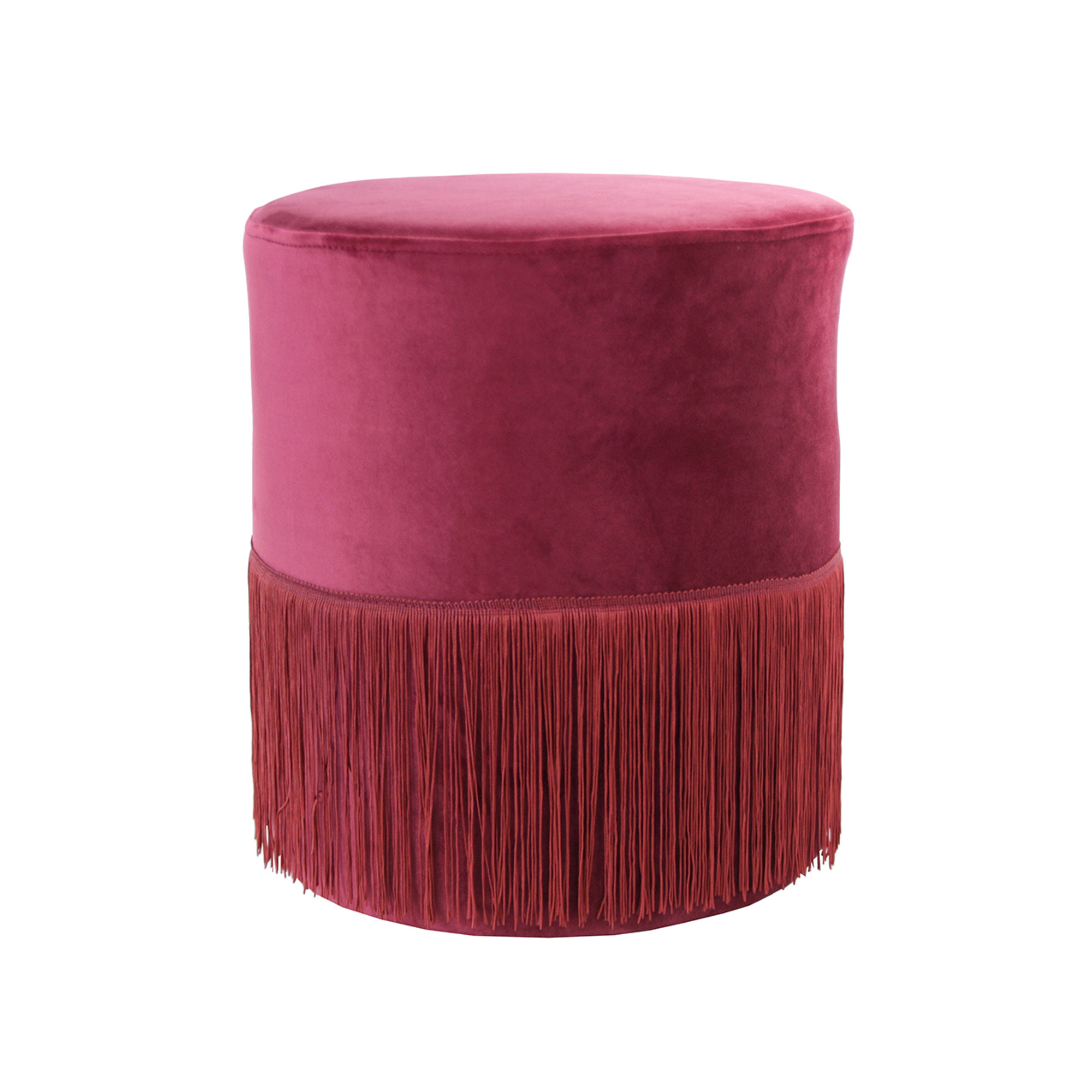 Pouff Charlestone, rosso Arreda con stile vista0