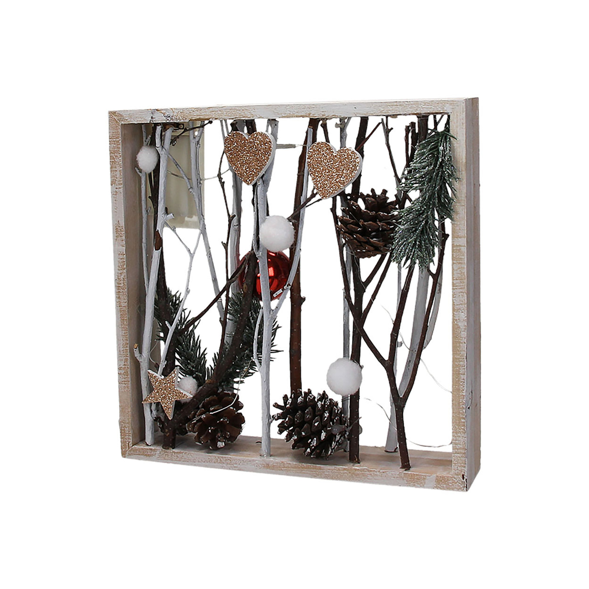 Decorazione con led Christmas red vibe Tognana Natale vista0