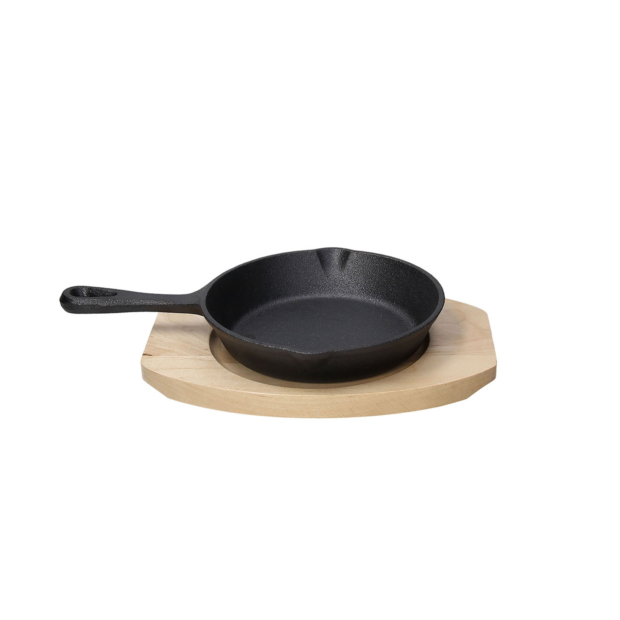 Padella in ghisa Ø28,5 + sottopentola in legno fusion Tognana Natale vista0