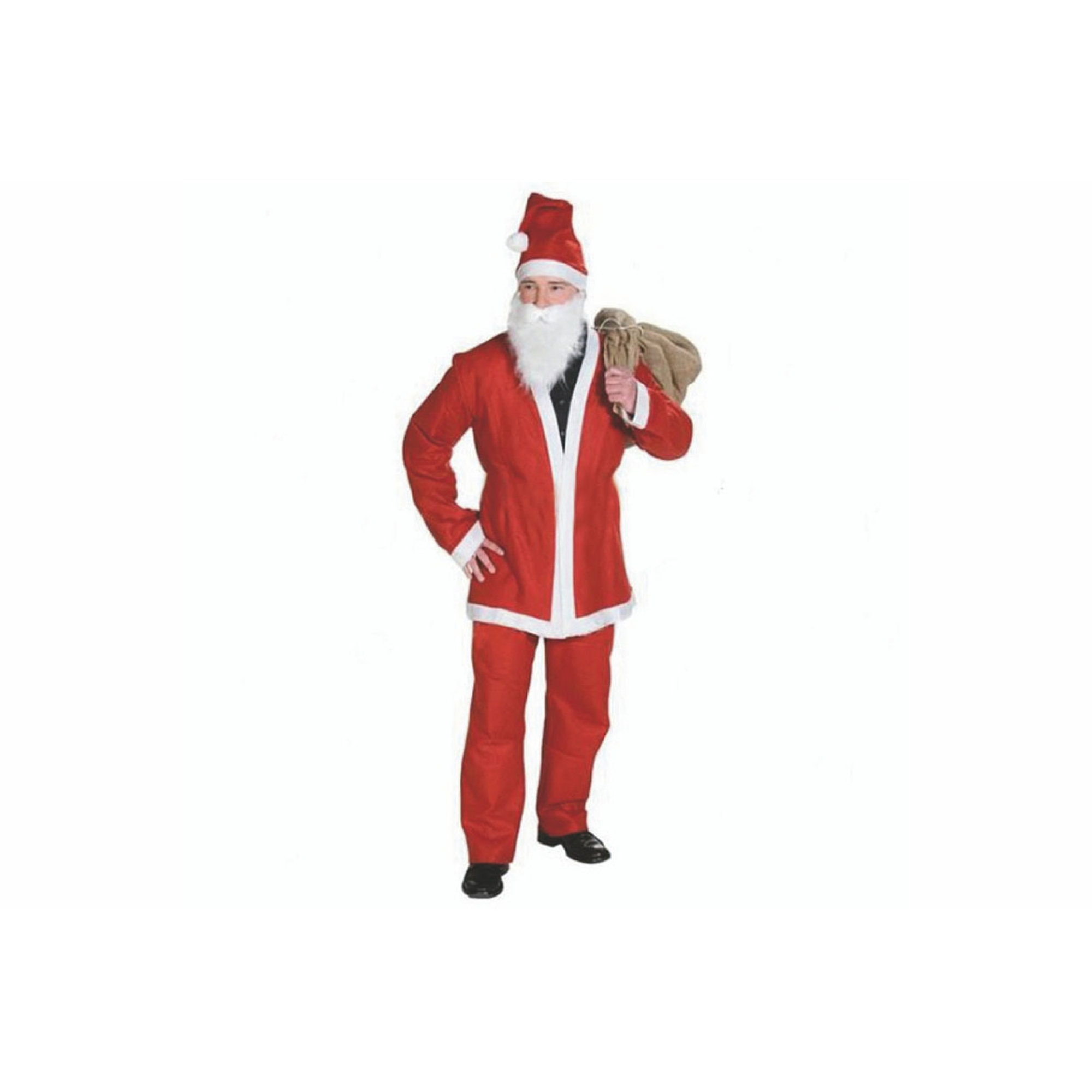 Completo costume Babbo Natale Feste a tavola vista1