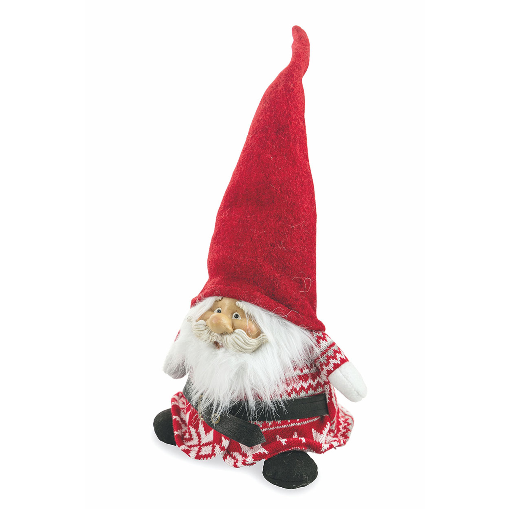 Set 2 scandinavia babbo natale seduto Feste a tavola vista1
