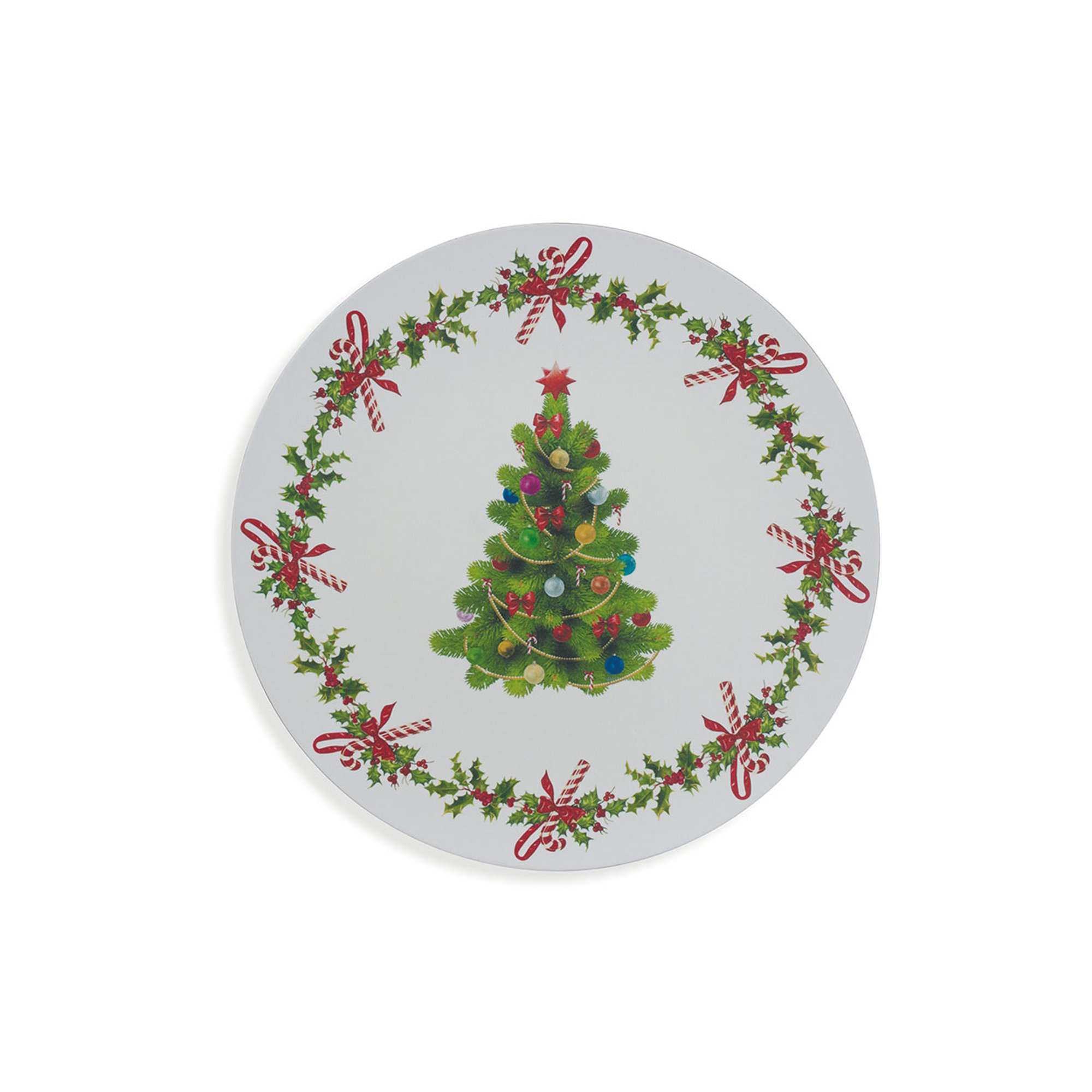 Set 6 sottopiatto xmas in plastica Feste a tavola vista3