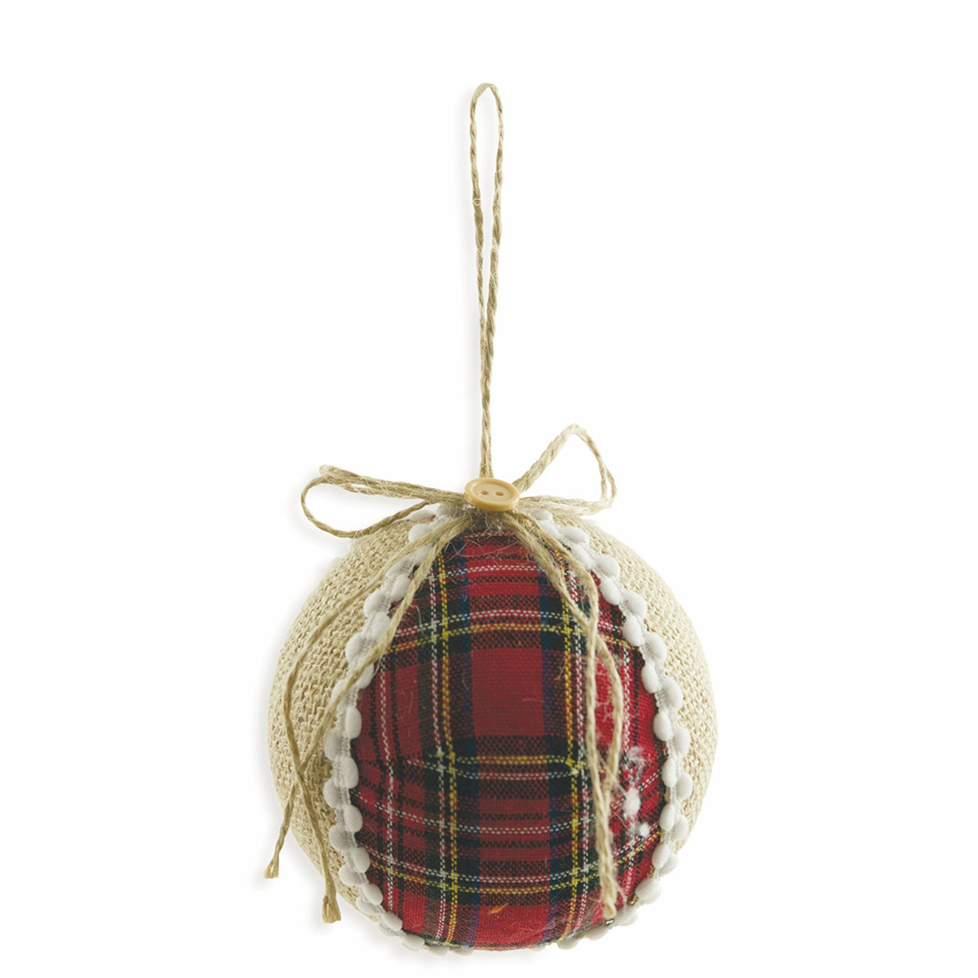 Set 24 palla tartan Feste a tavola vista1