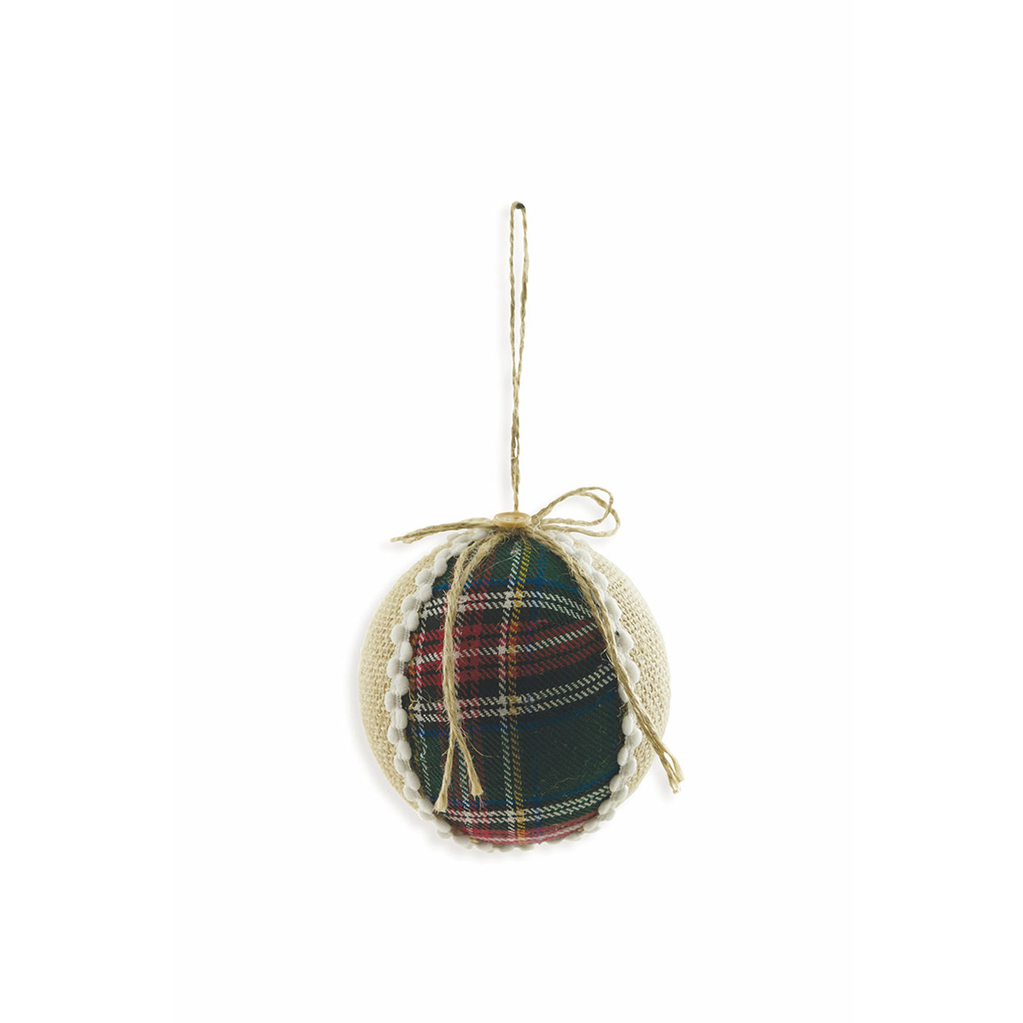 Set 24 palla tartan Feste a tavola vista2