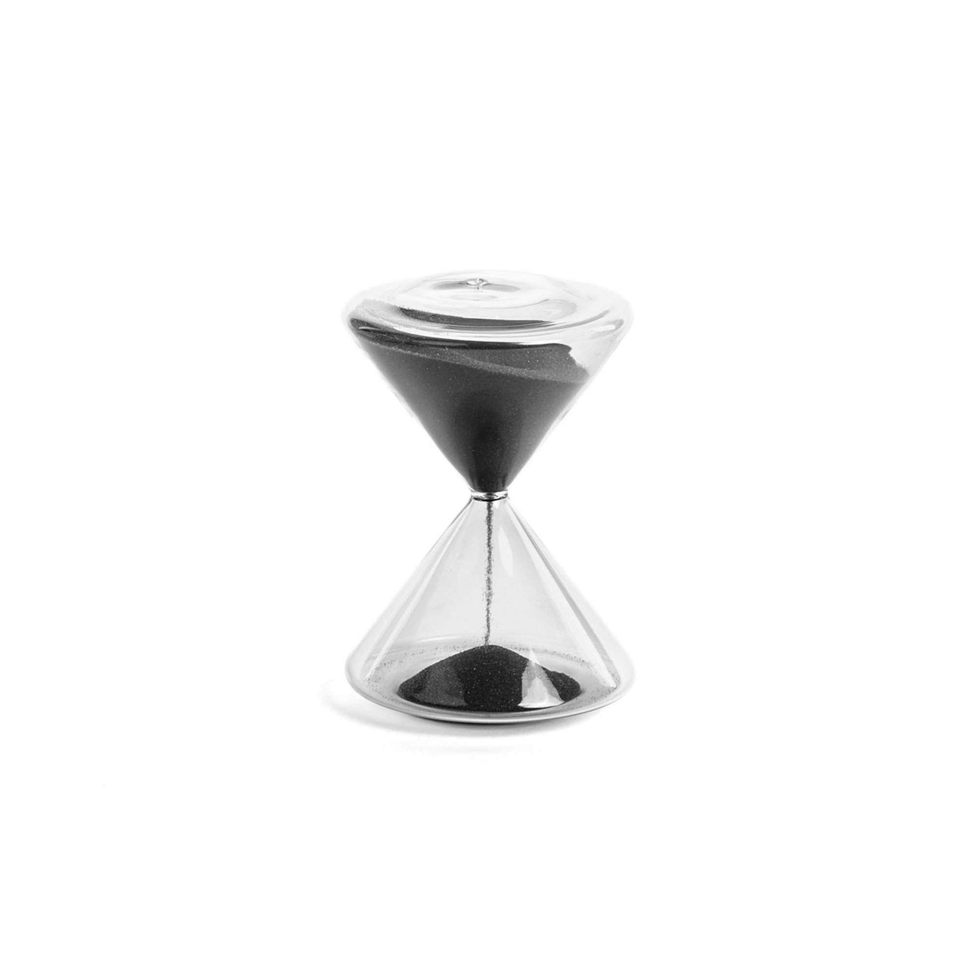 Reloj de arena pequeño AVRIL, transparente Black Design vista0