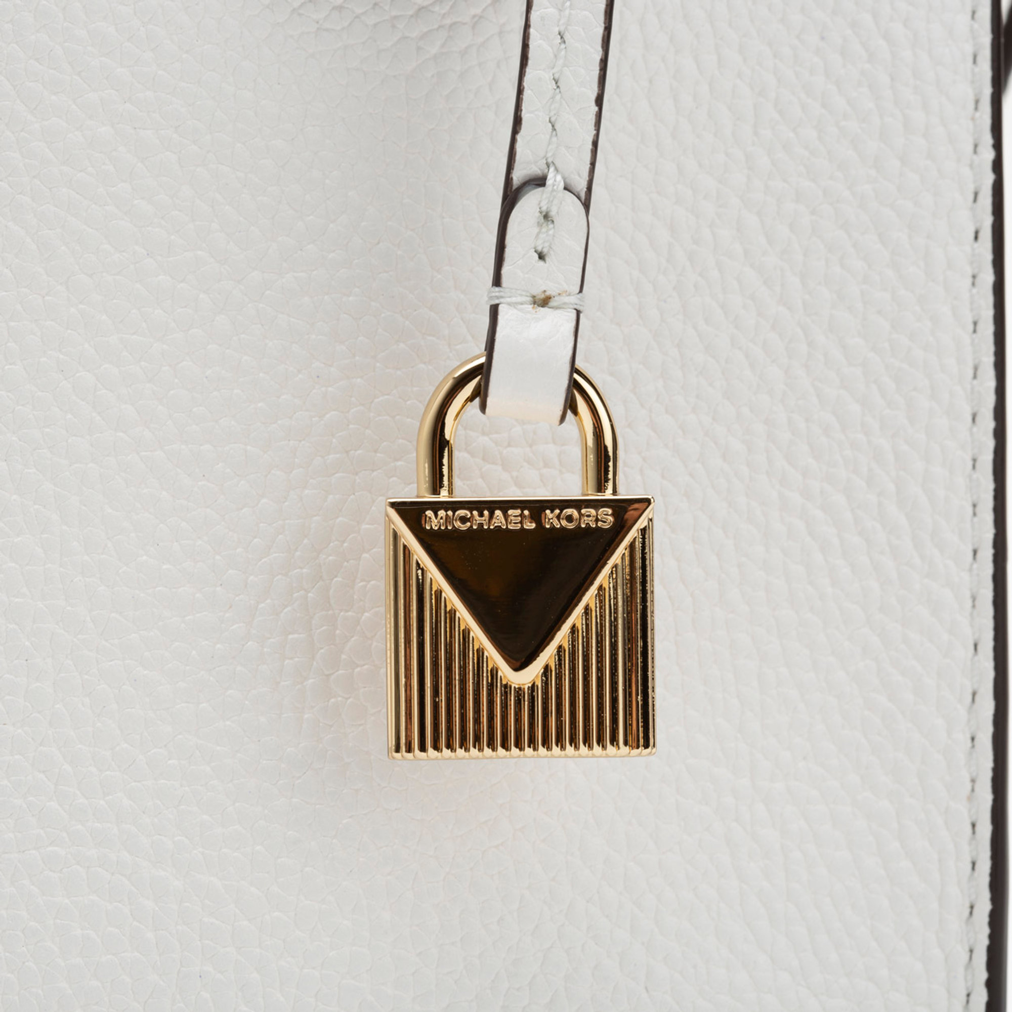 Borsa Mercer piccola bianca Michael Kors vista3