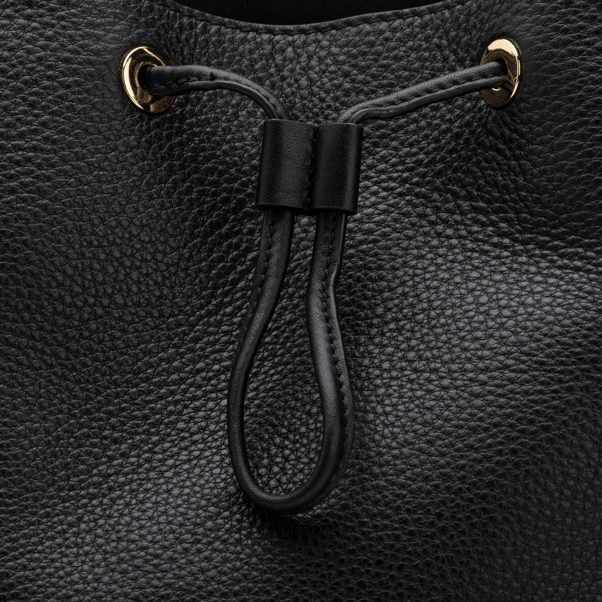 Borsa secchiello Cary in pelle nero Michael Kors vista3