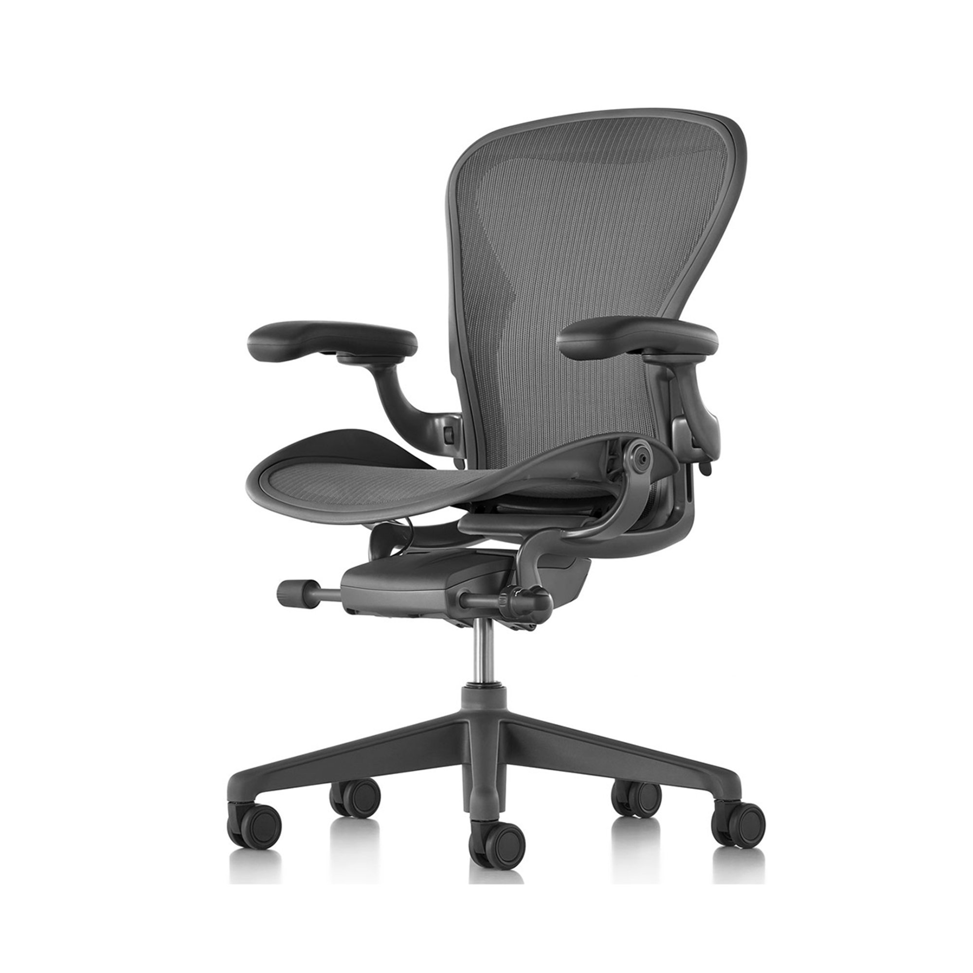 Sedia direzionale AERON REM B, carbonio scuro Herman Miller vista0