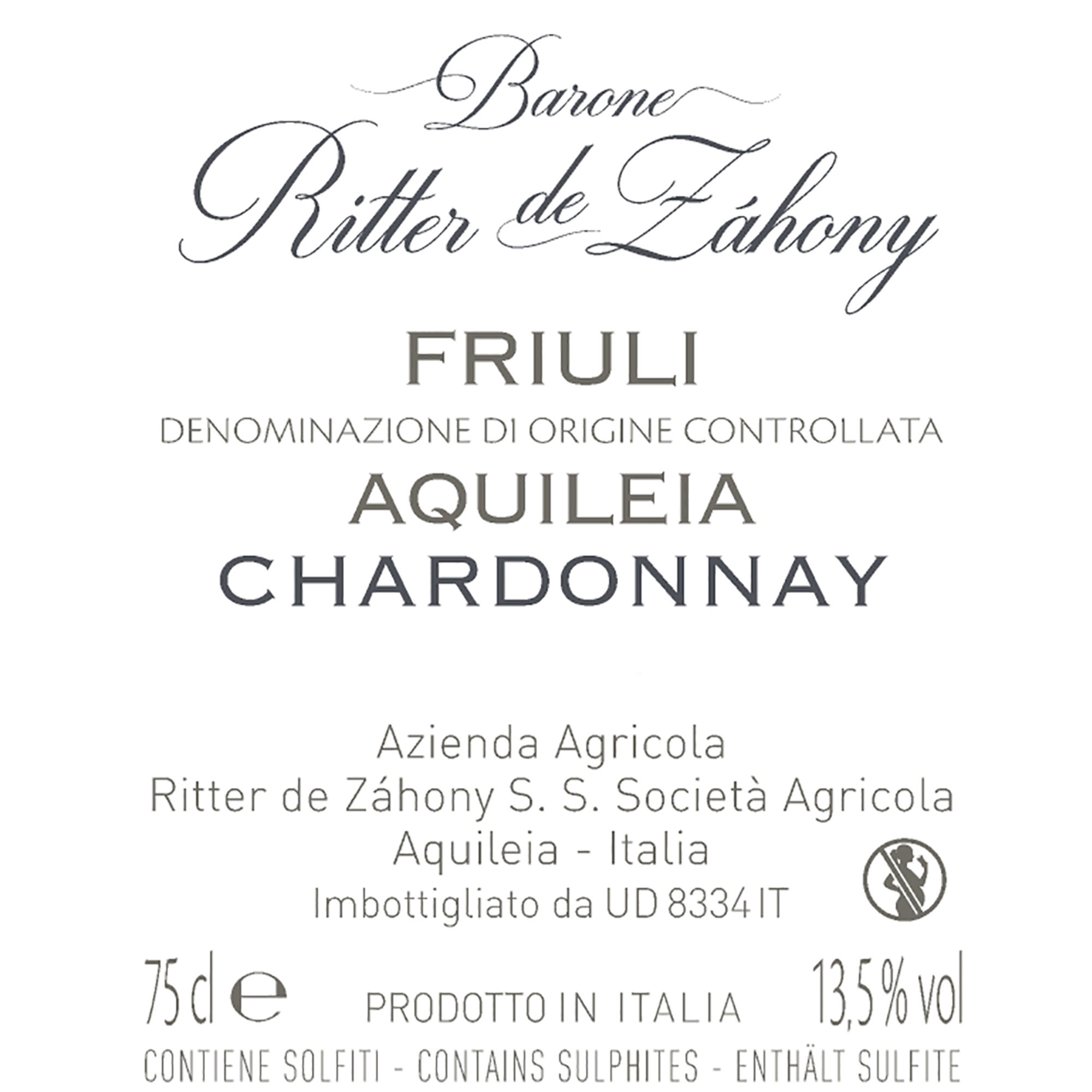 3 bottiglie miste: 1 Edda Cristina Bianco Aromatico 2021 - 2 Elvine Chardonnay 2020 Barone Ritter de Zahony vista4