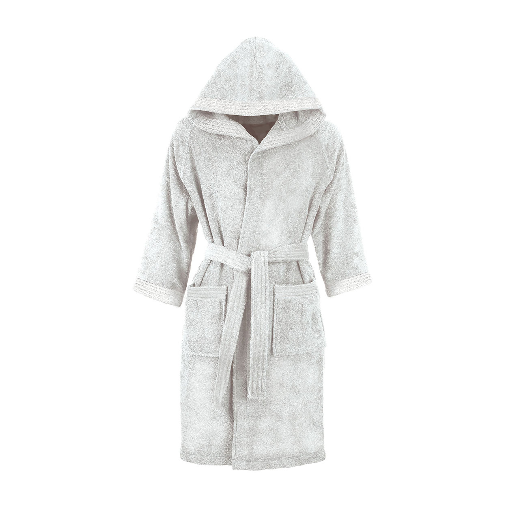 CLOE Accappatoio in Spugna 100% cotone, bianco Avvolgente cotone vista1