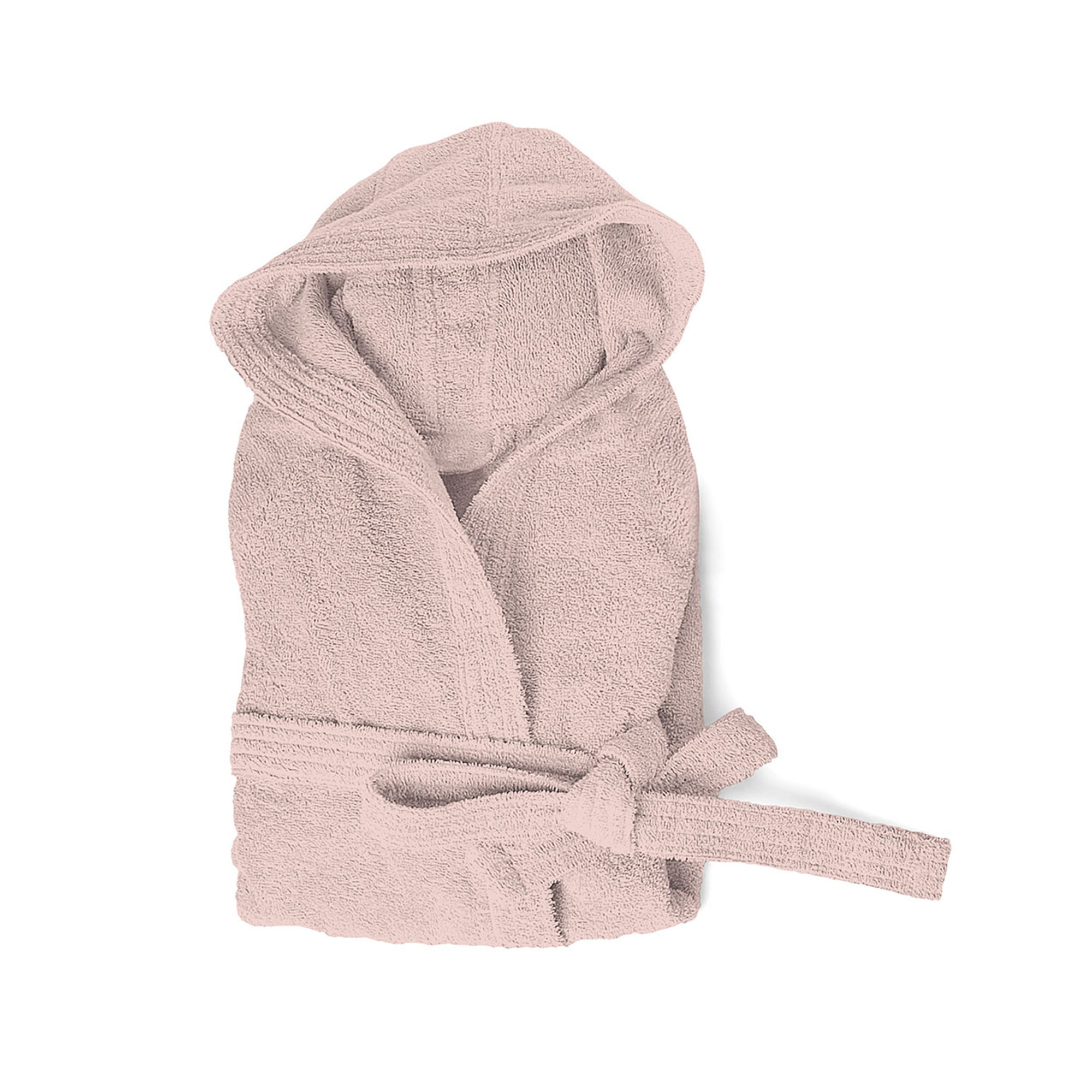CLOE Accappatoio in Spugna 100% cotone, rosa antico Avvolgente cotone vista0