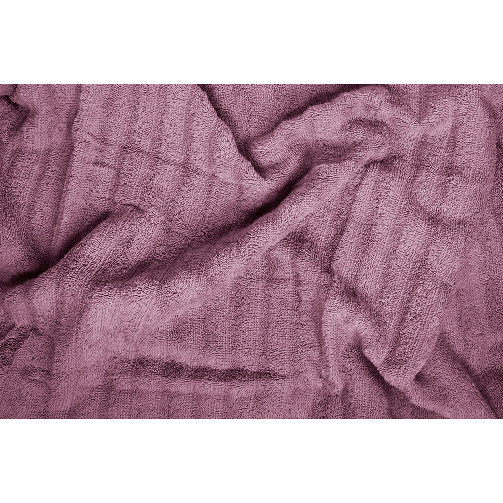 SALLYLINES Set spugna 100% cotone ospite + salvietta, rosa antico Avvolgente cotone vista3