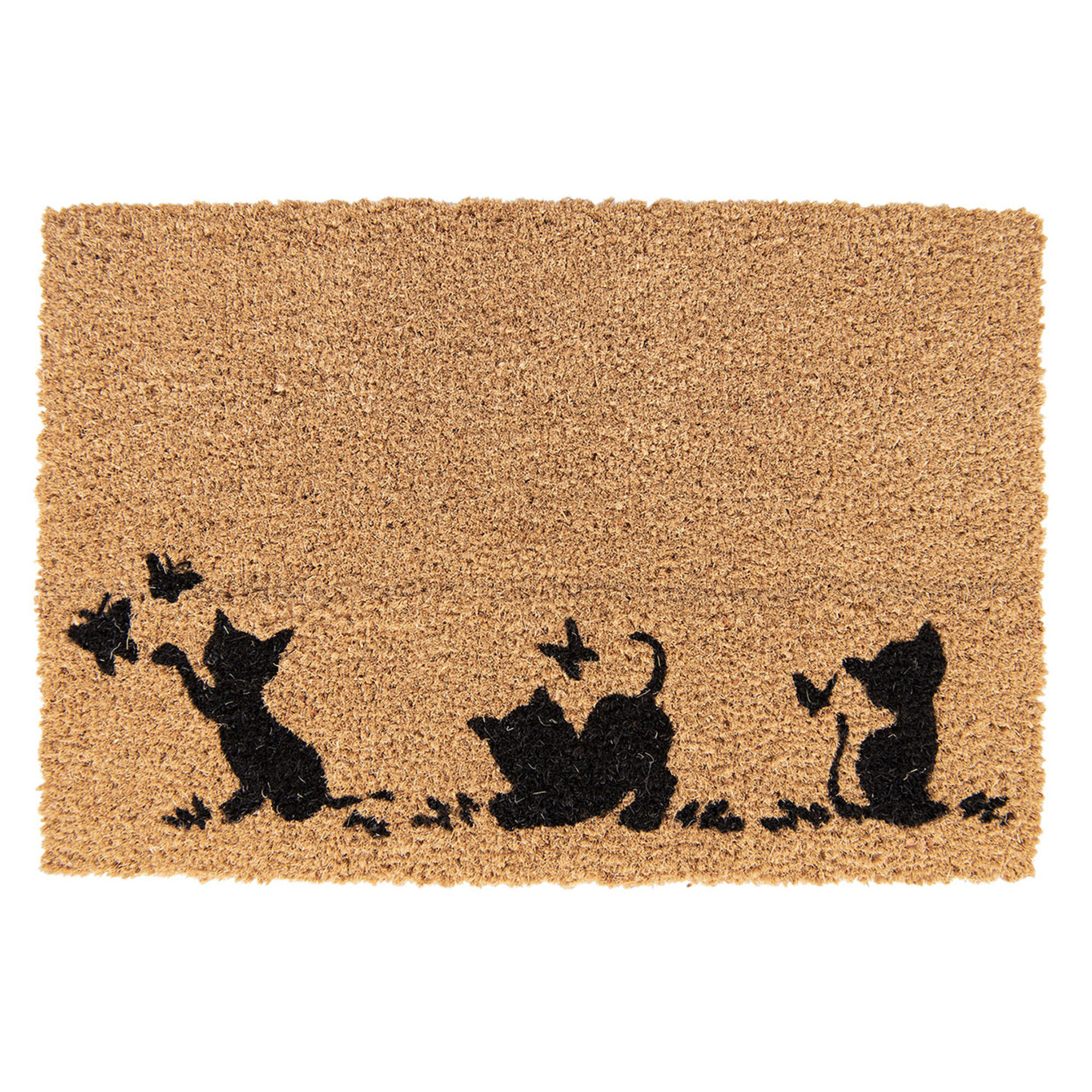 Zerbino in cocco Gattini 60x40 Ispirazioni country chic vista0