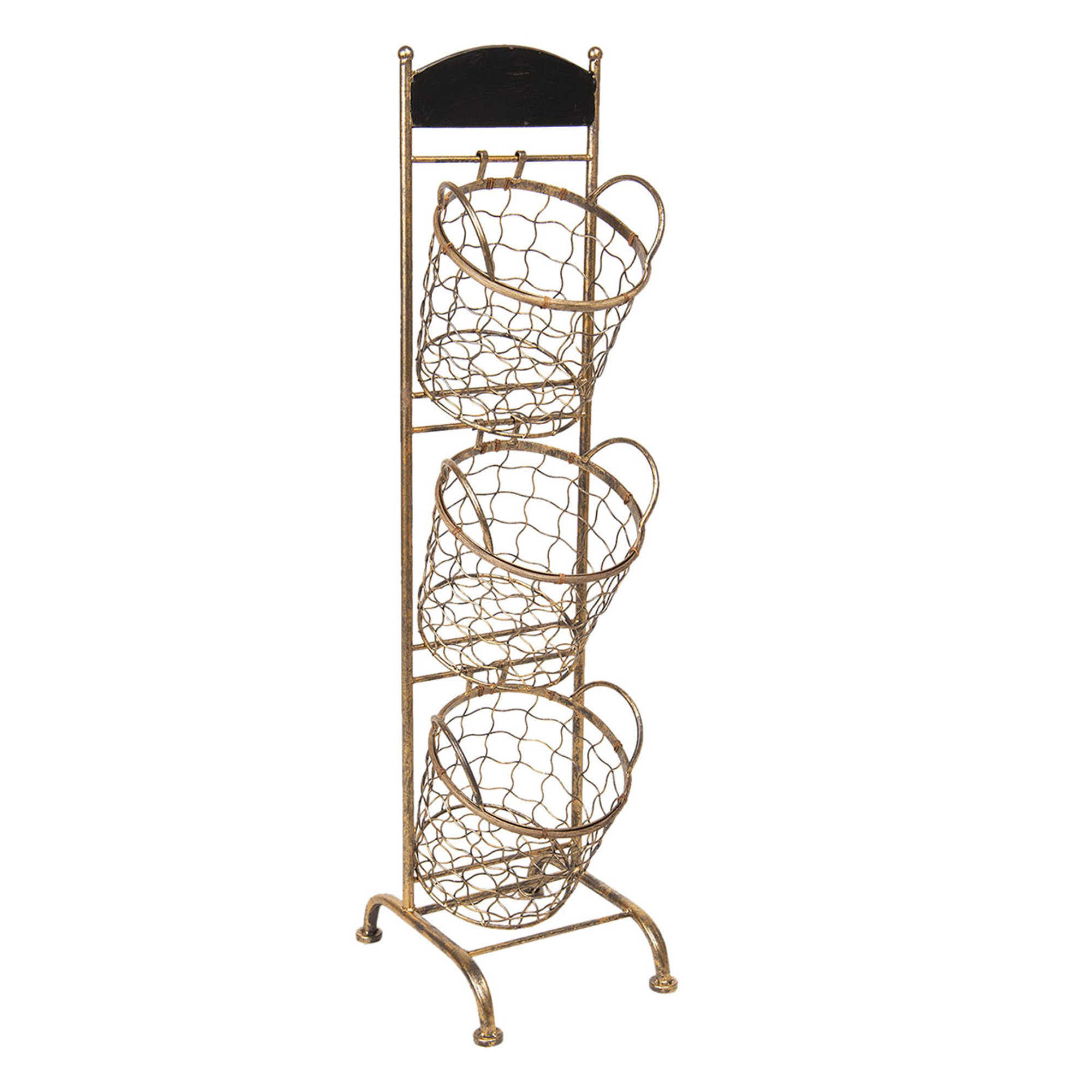 Etagere in ferro con cesti Ispirazioni country chic vista1