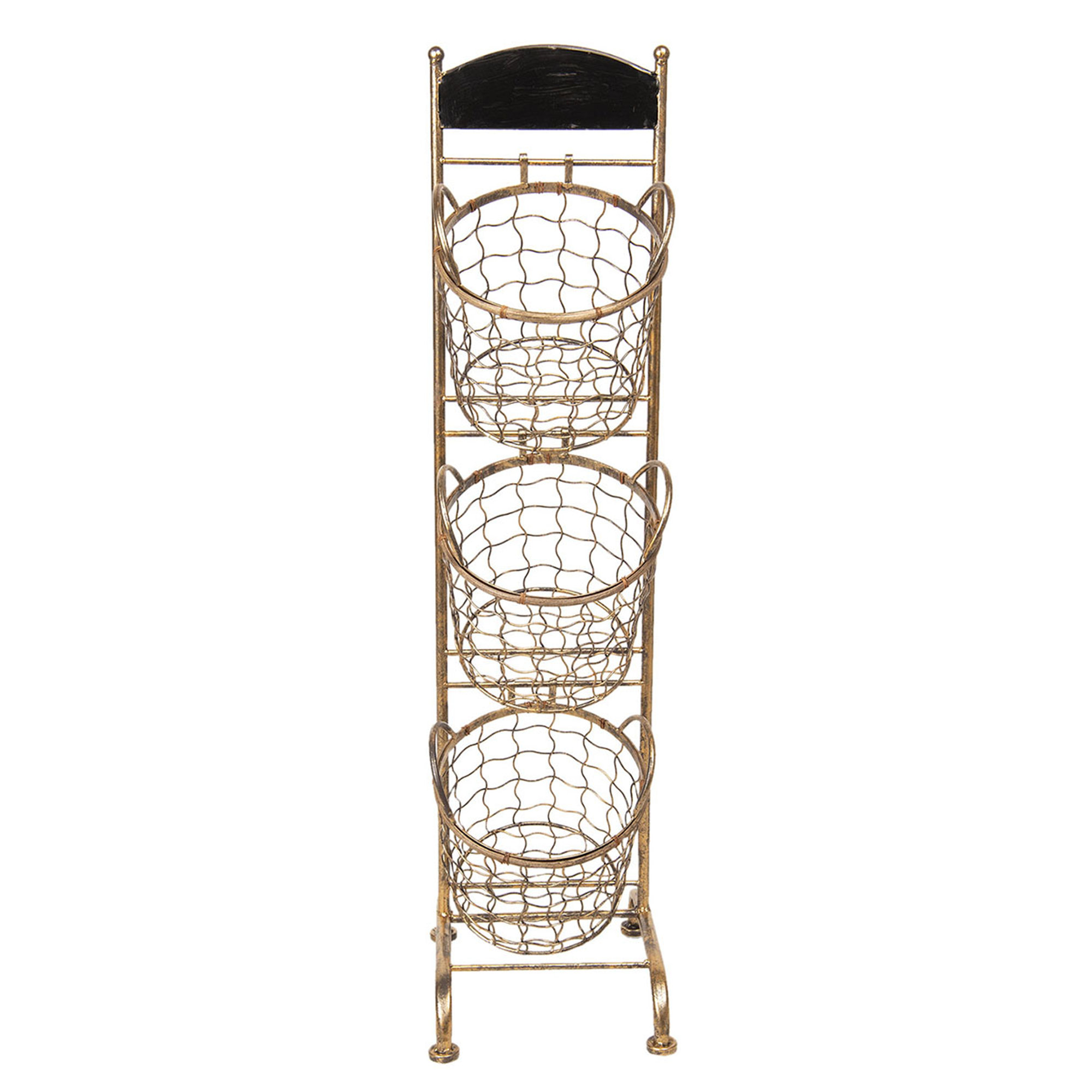 Etagere in ferro con cesti Ispirazioni country chic vista0