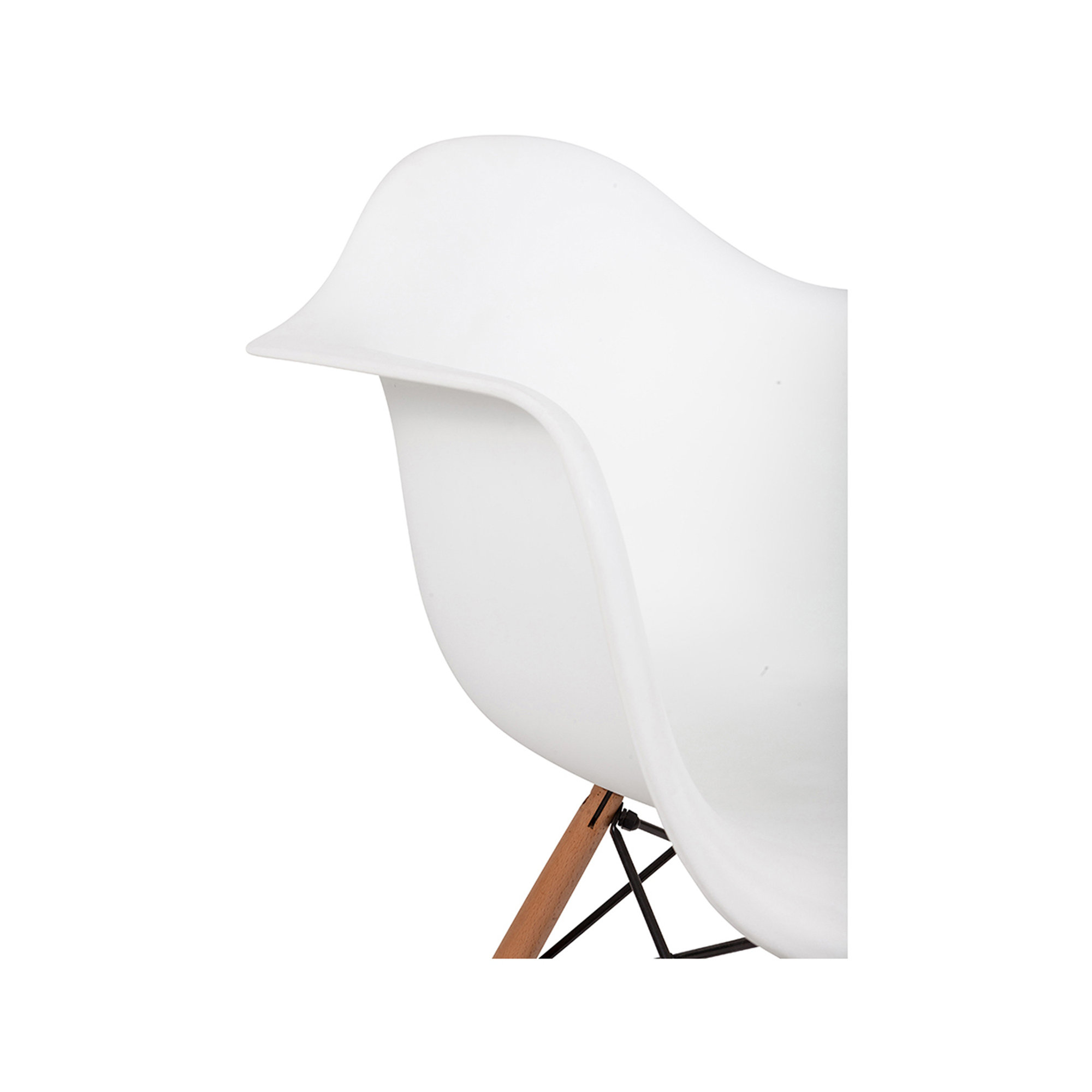 Sedia con braccioli, bianco White House vista1