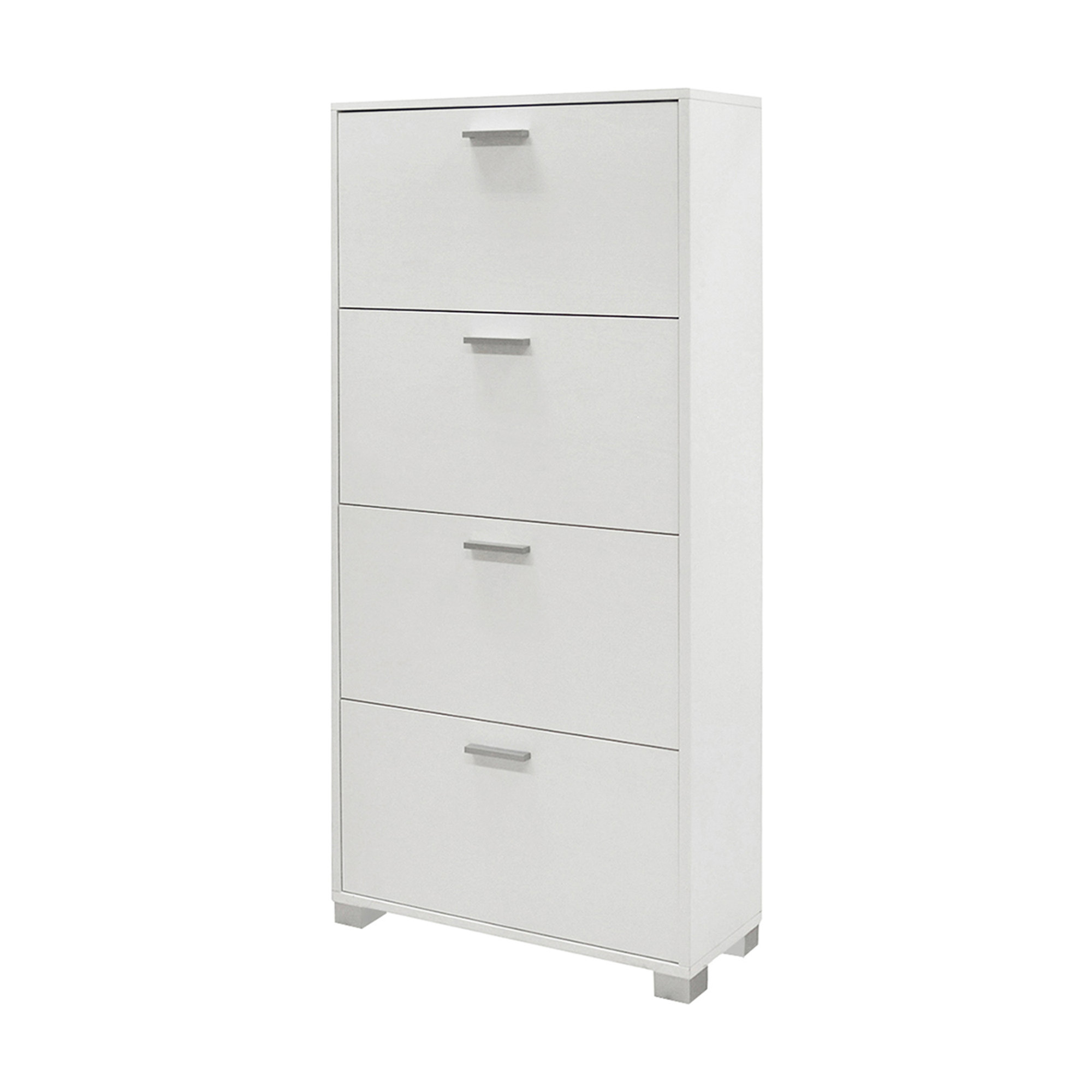 Scarpiera quattro ribalte, bianco White House vista0