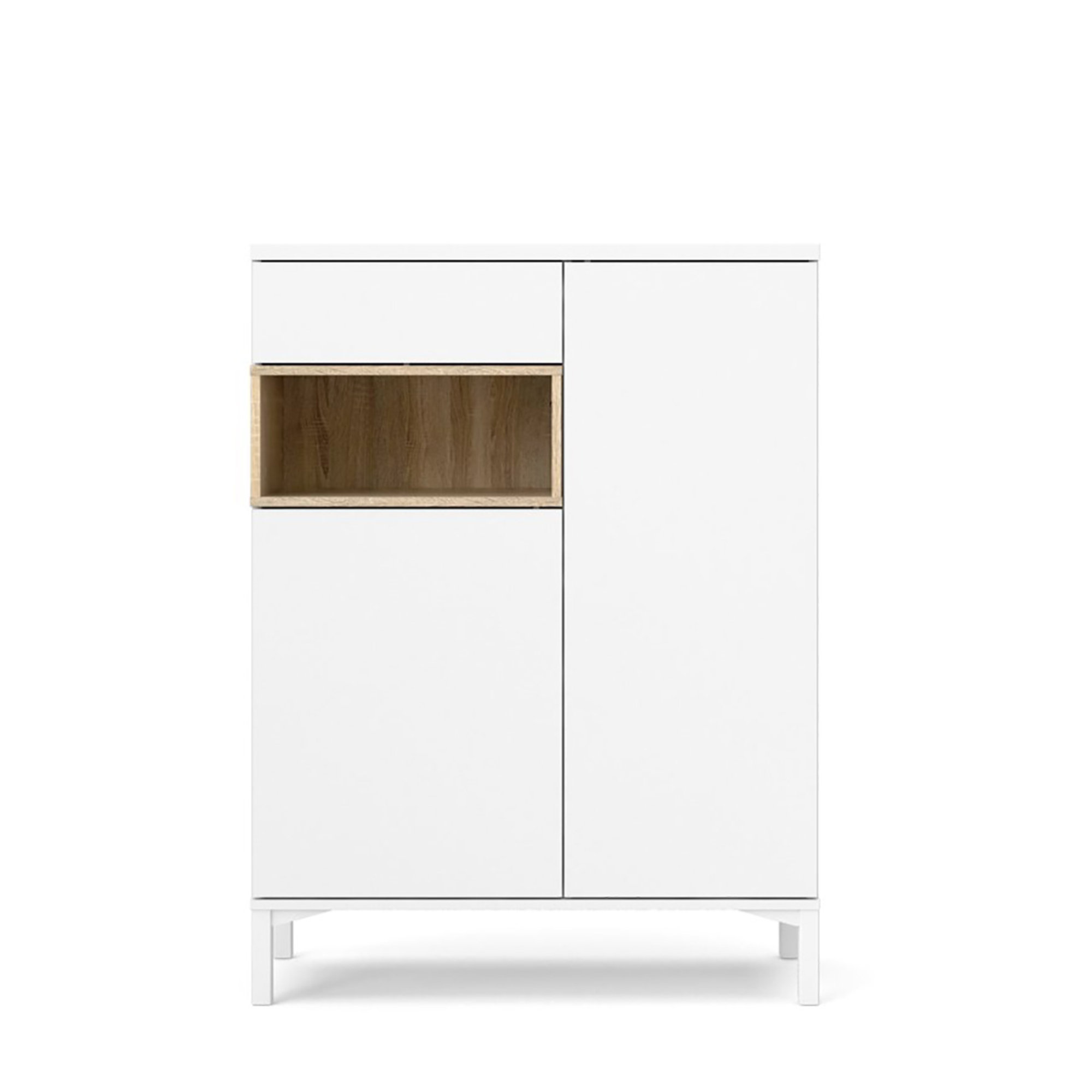 Credenza, bianco/marrone White House vista1
