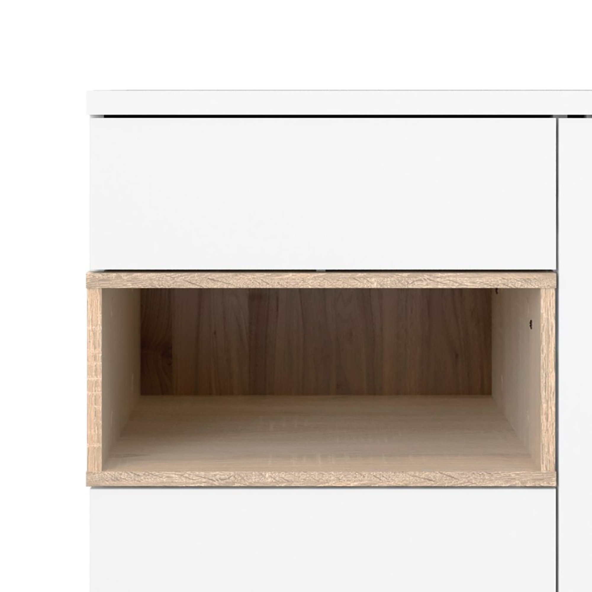 Credenza, bianco/marrone White House vista4