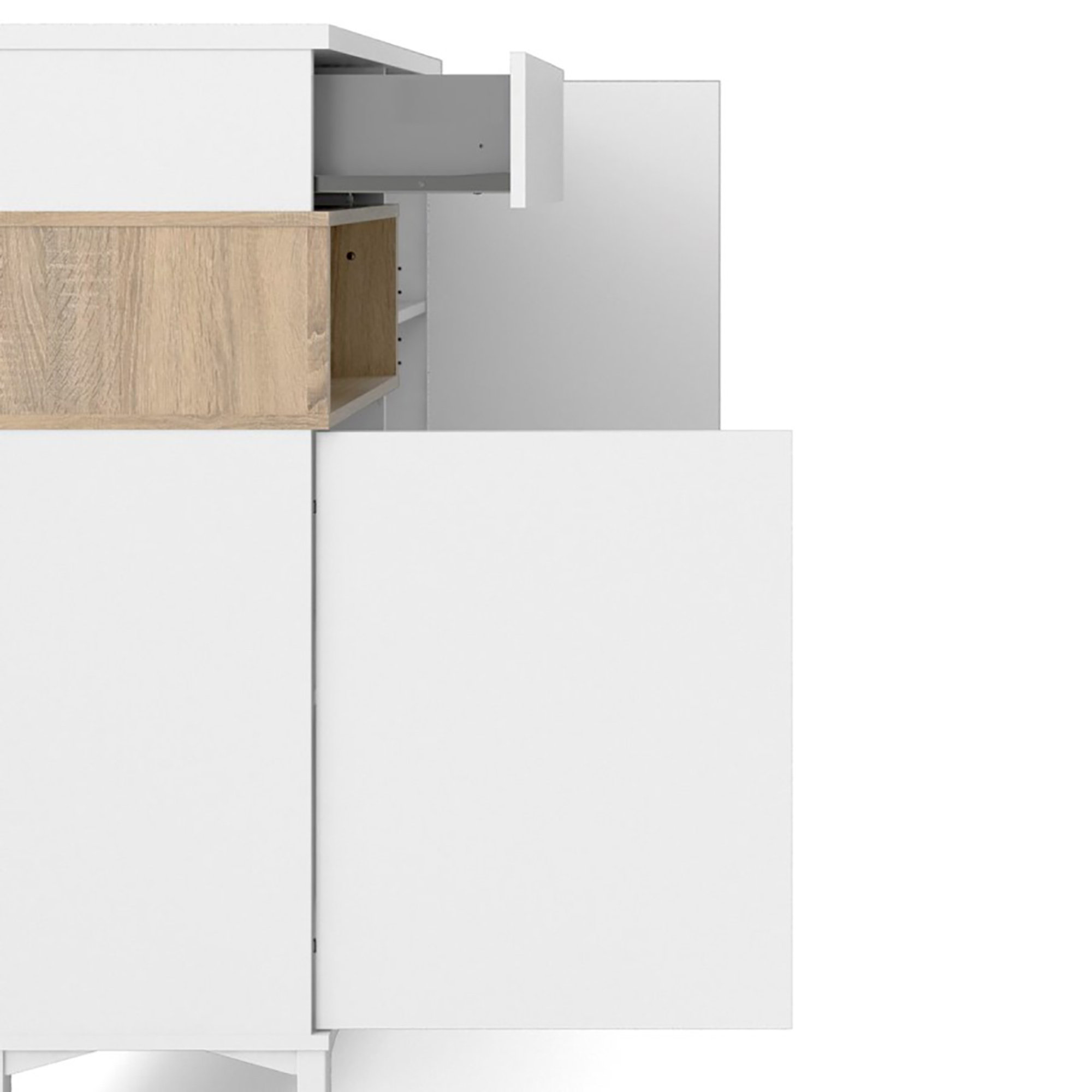 Credenza, bianco/marrone White House vista5