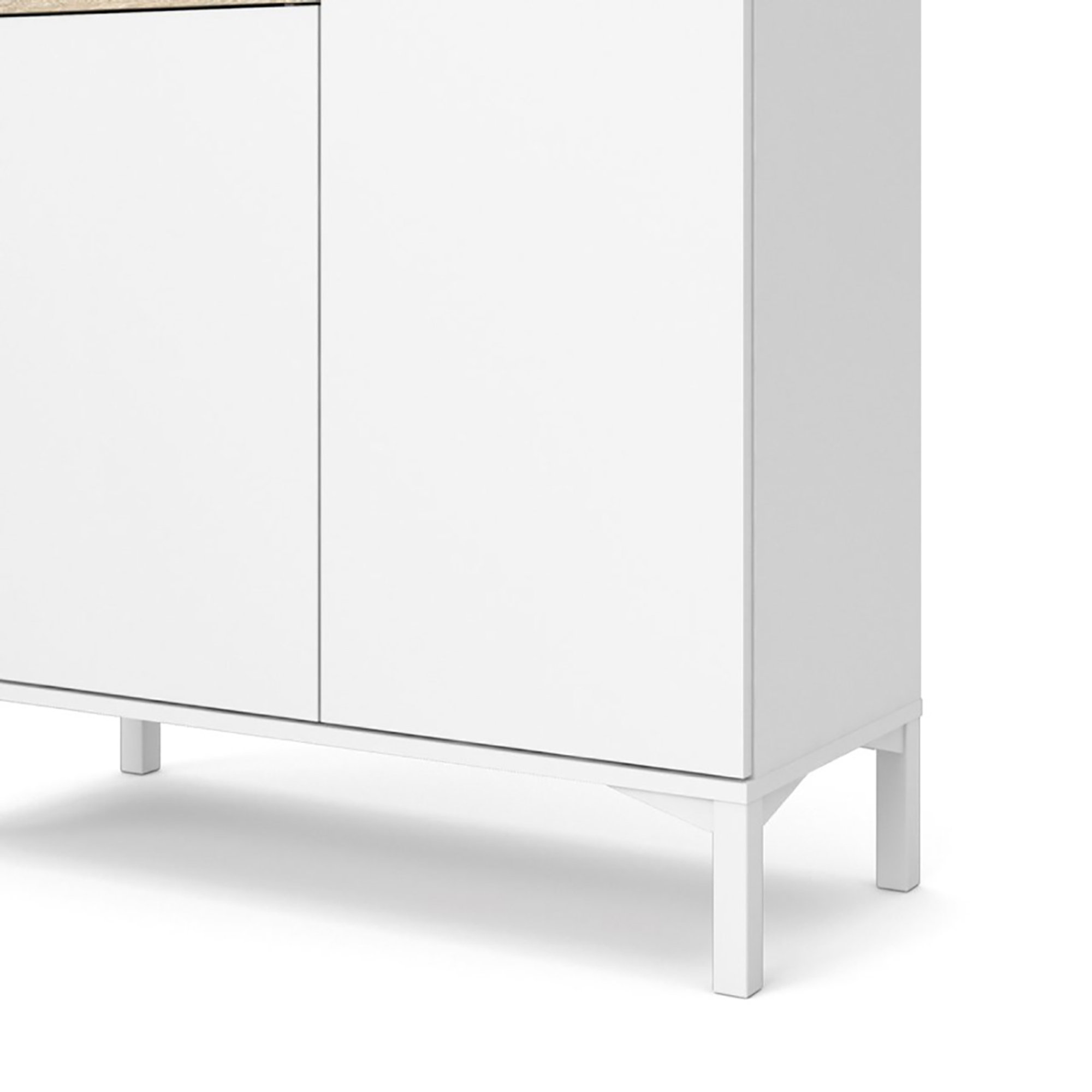 Credenza, bianco/marrone White House vista8
