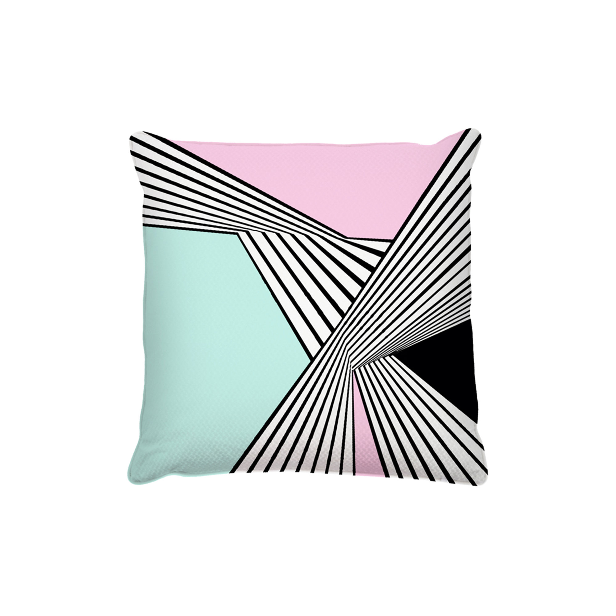 Cuscino con stampa digitale 40x40, multicolore White House vista1