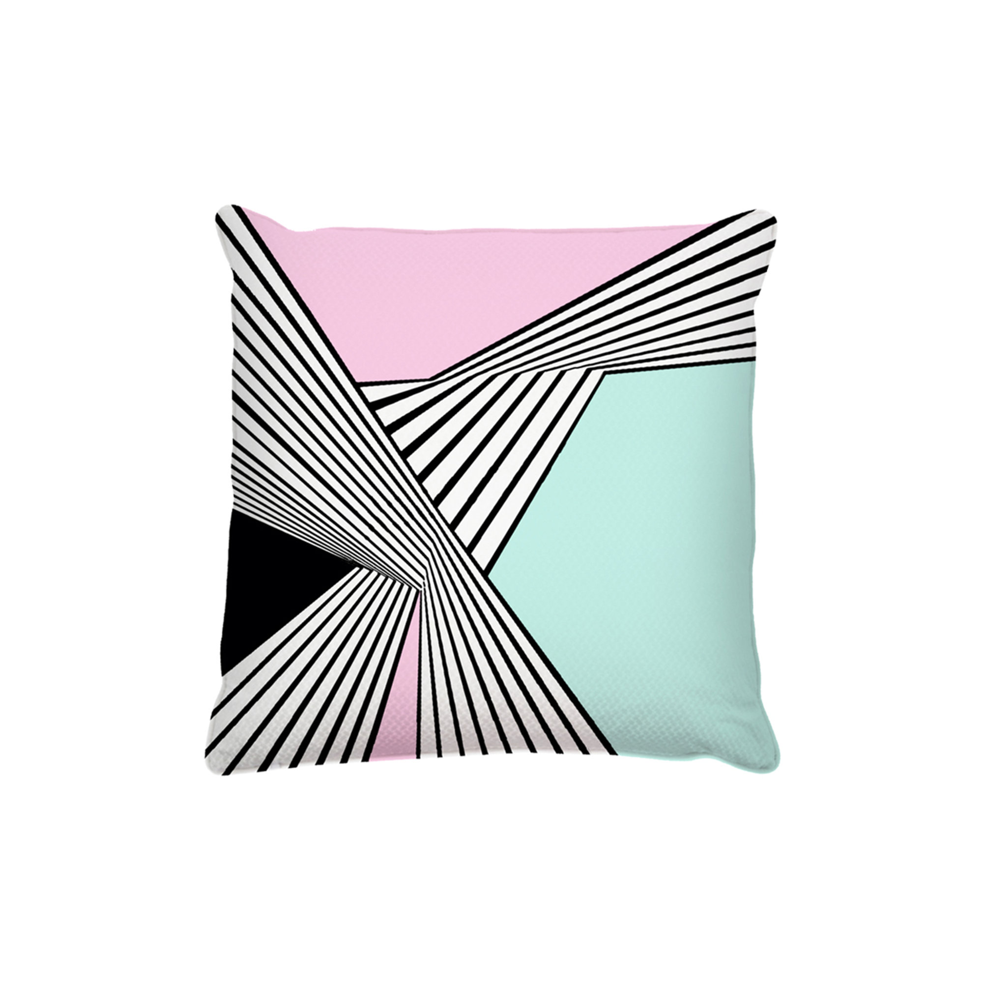 Cuscino con stampa digitale 40x40, multicolore White House vista0