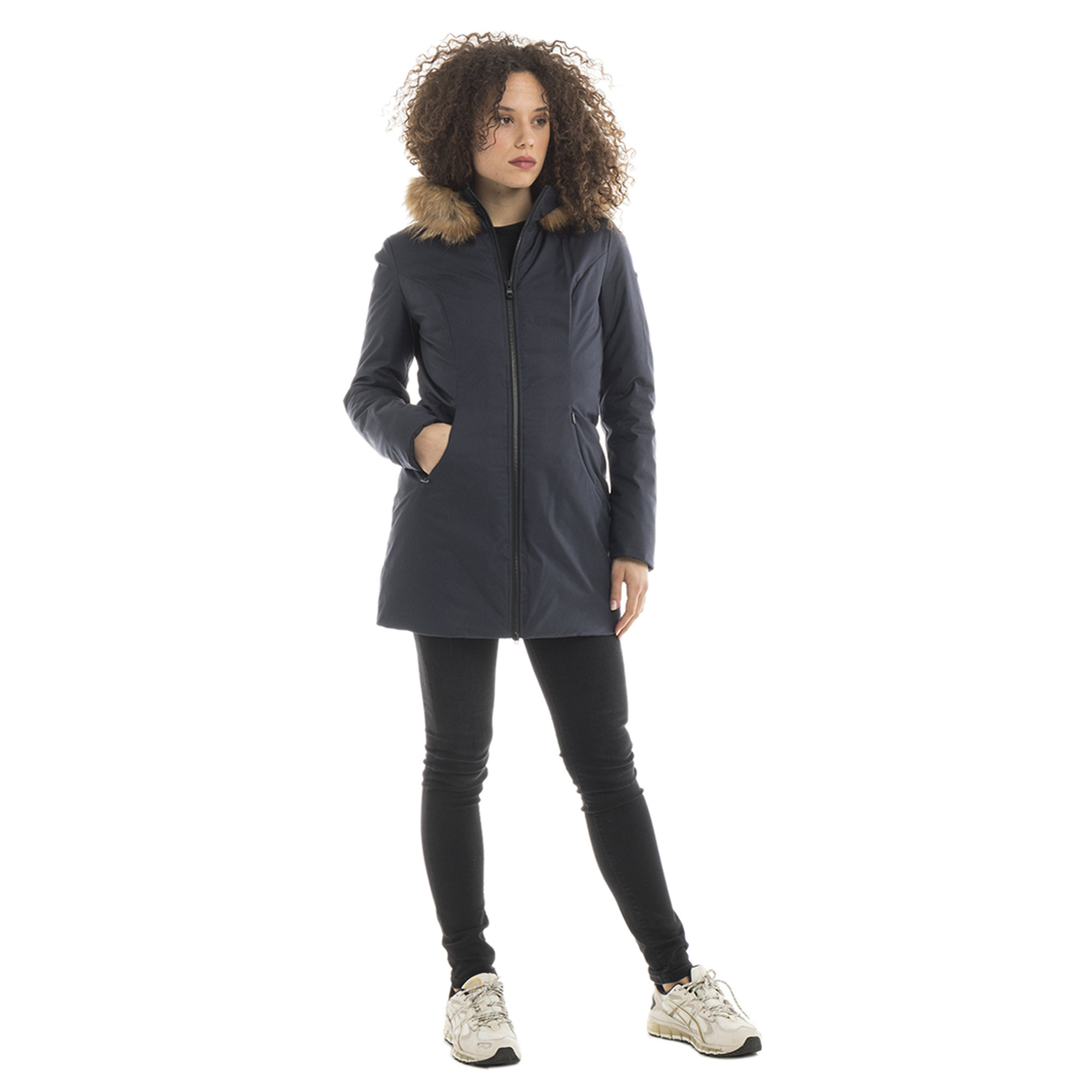 Giubbotto con cappuccio Wool Refined Jacket, blu Refrigiwear vista2