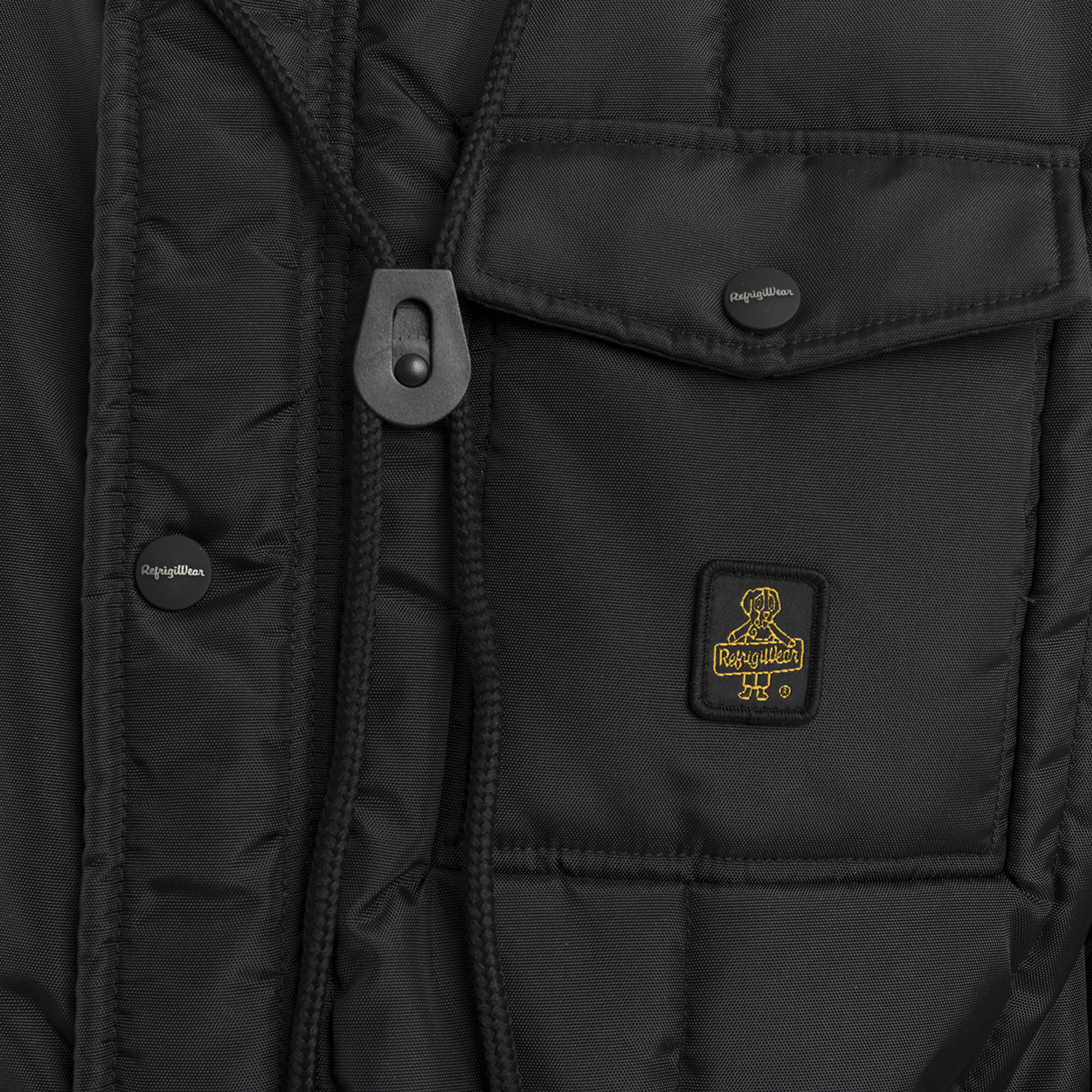 Original Parka con cappuccio nero Refrigiwear vista3