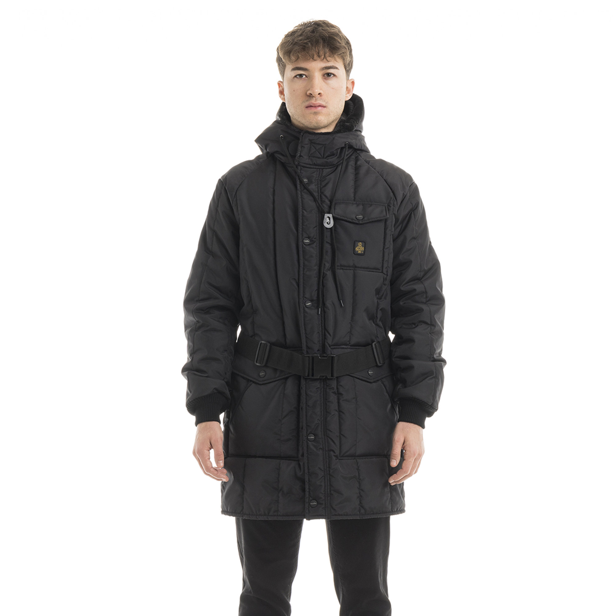 Original Parka con cappuccio nero Refrigiwear vista0