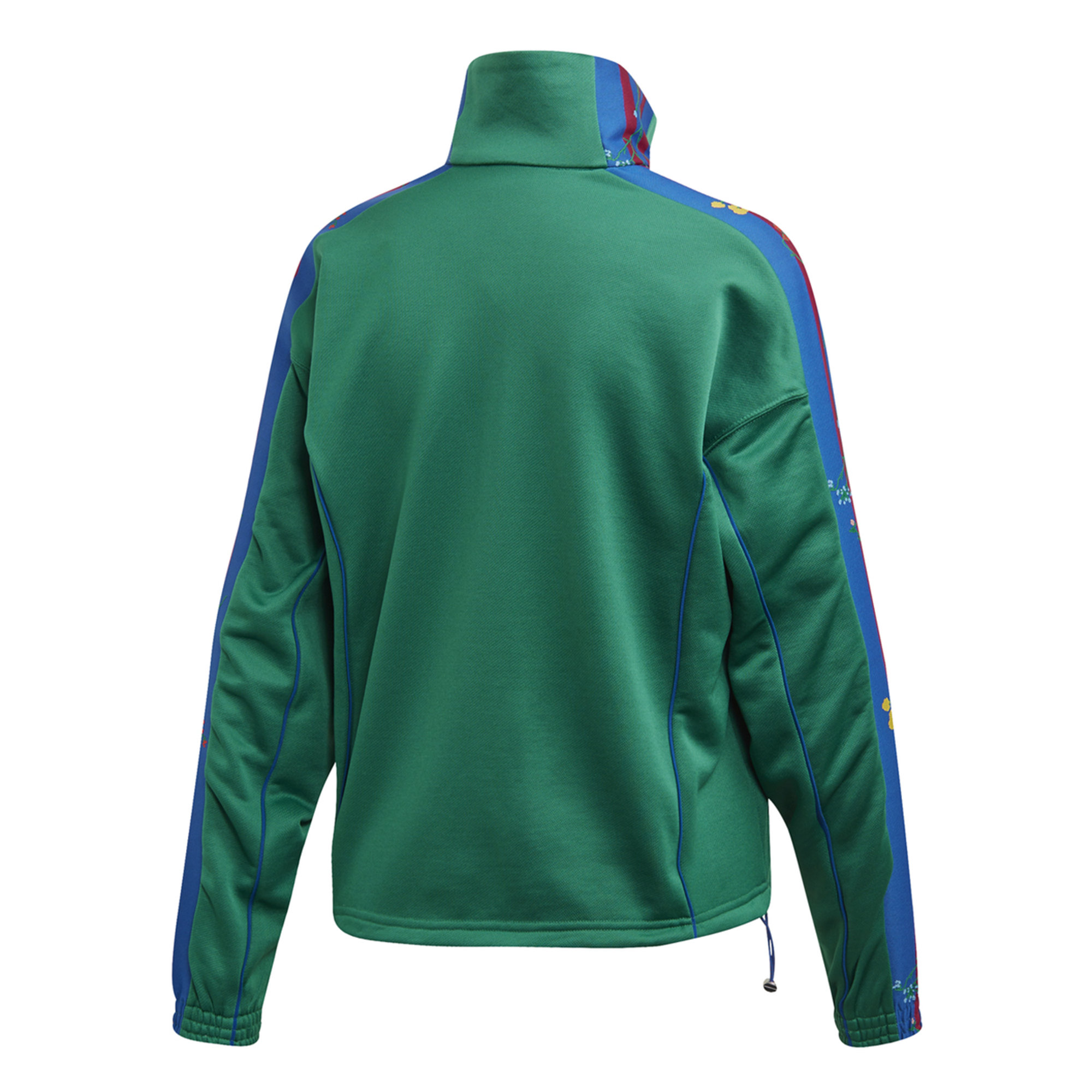Giacca Track Floral Adidas verde ADIDAS vista4