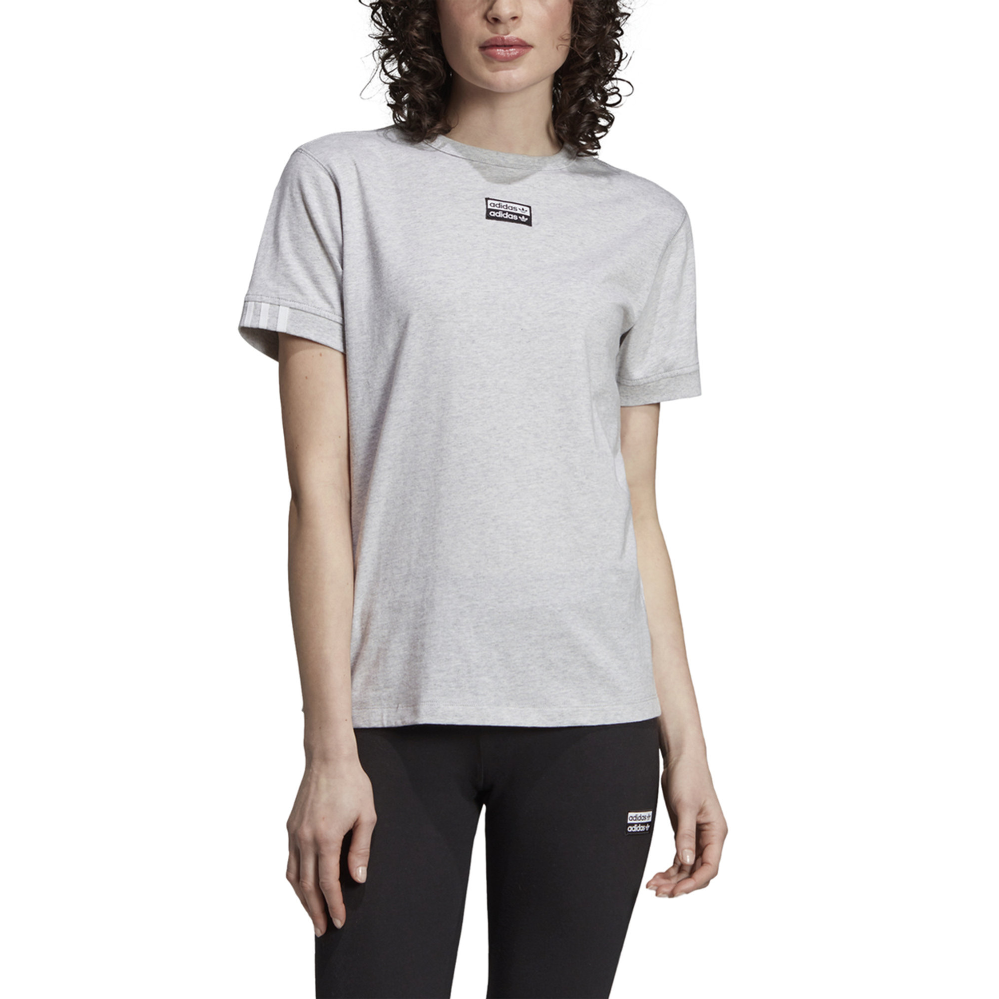 T-shirt Adidas grigio chiaro ADIDAS vista0