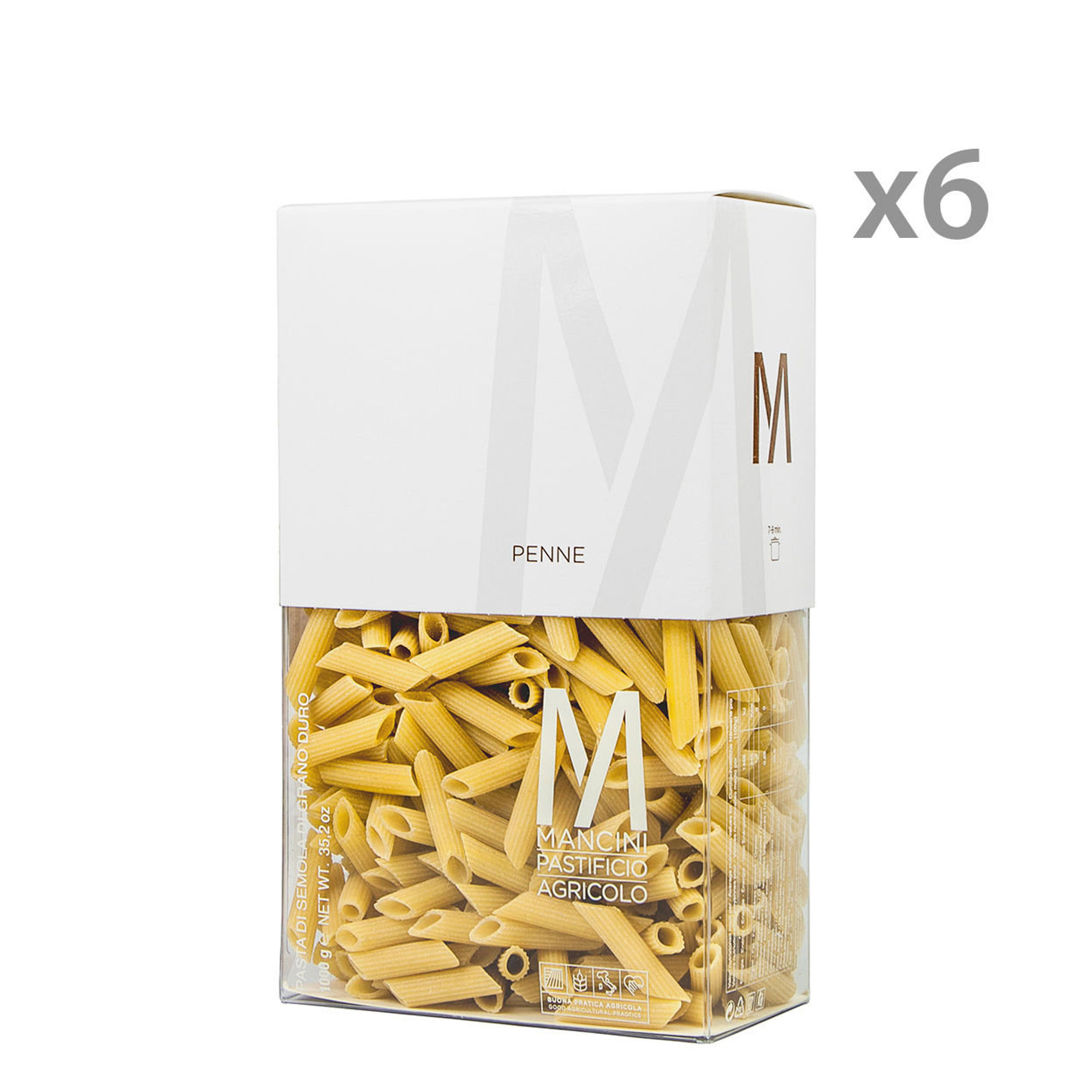 6 pacchetti - Penne 1 kg conf. storiche Pasta Mancini vista0