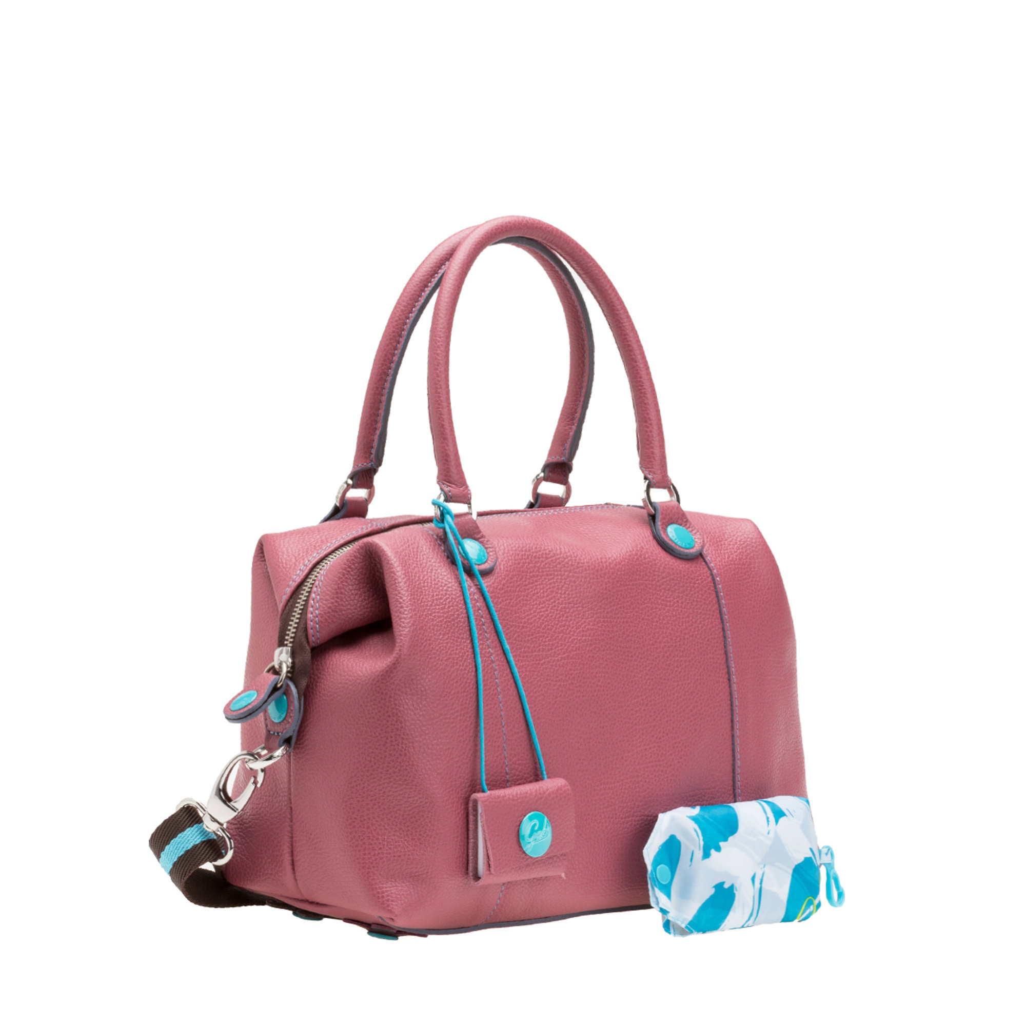 Borsa a mano trasformabile Katia rosa antico Gabs vista2