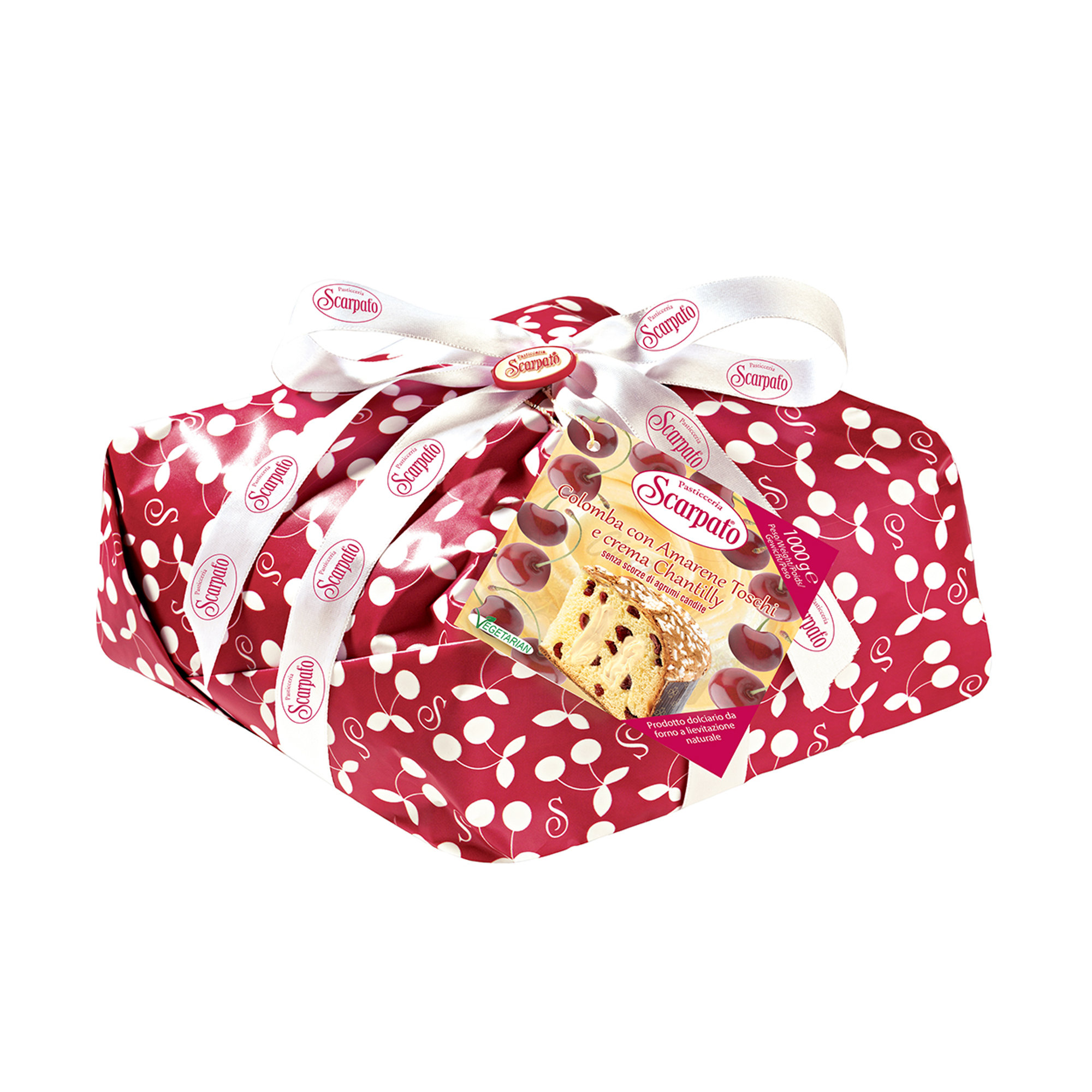Colomba Amarena "Toschi" et Crème Chantilly 1 kg Scarpato vista0