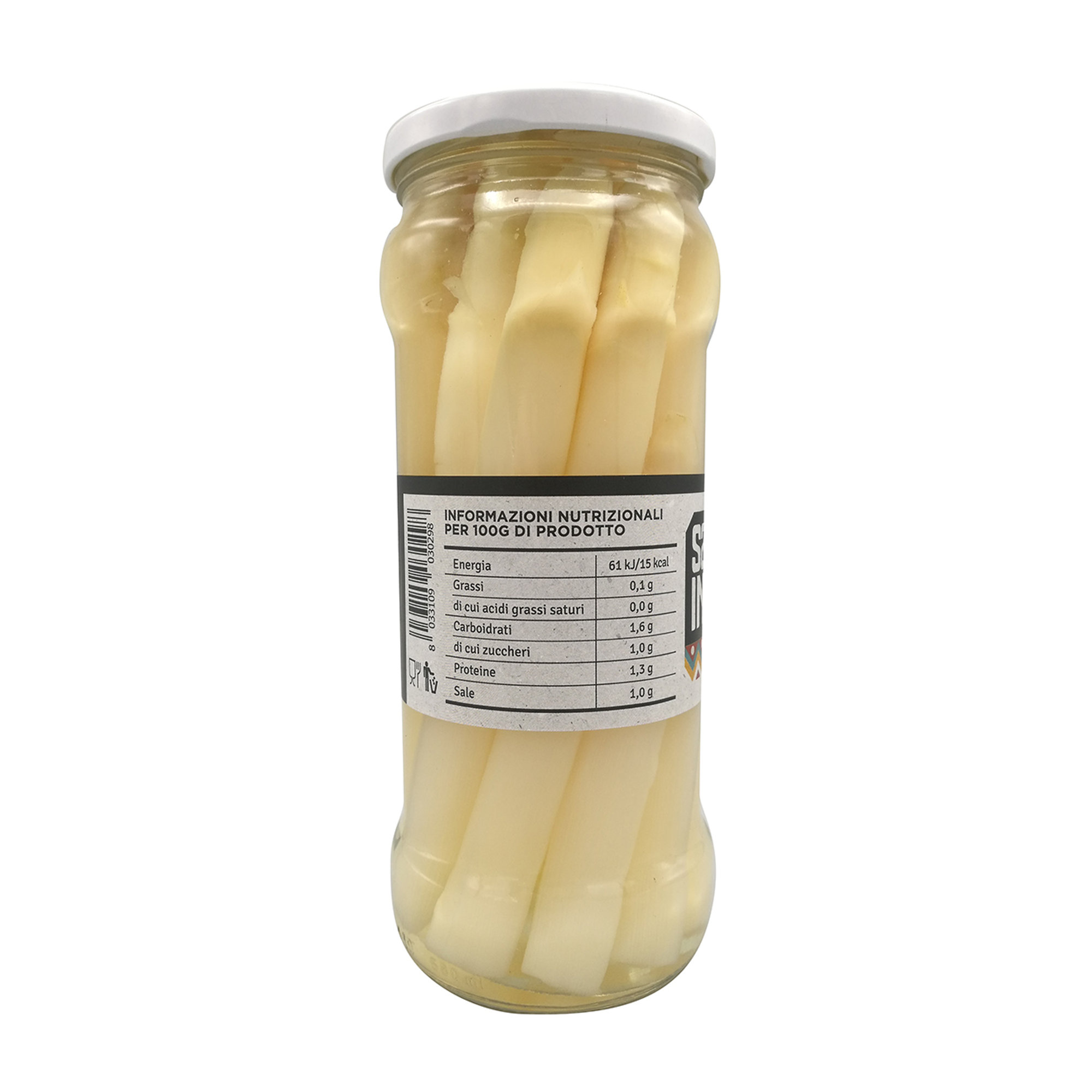 12 frascos - espárragos blancos maxi 565 gr Sapa Inca vista1