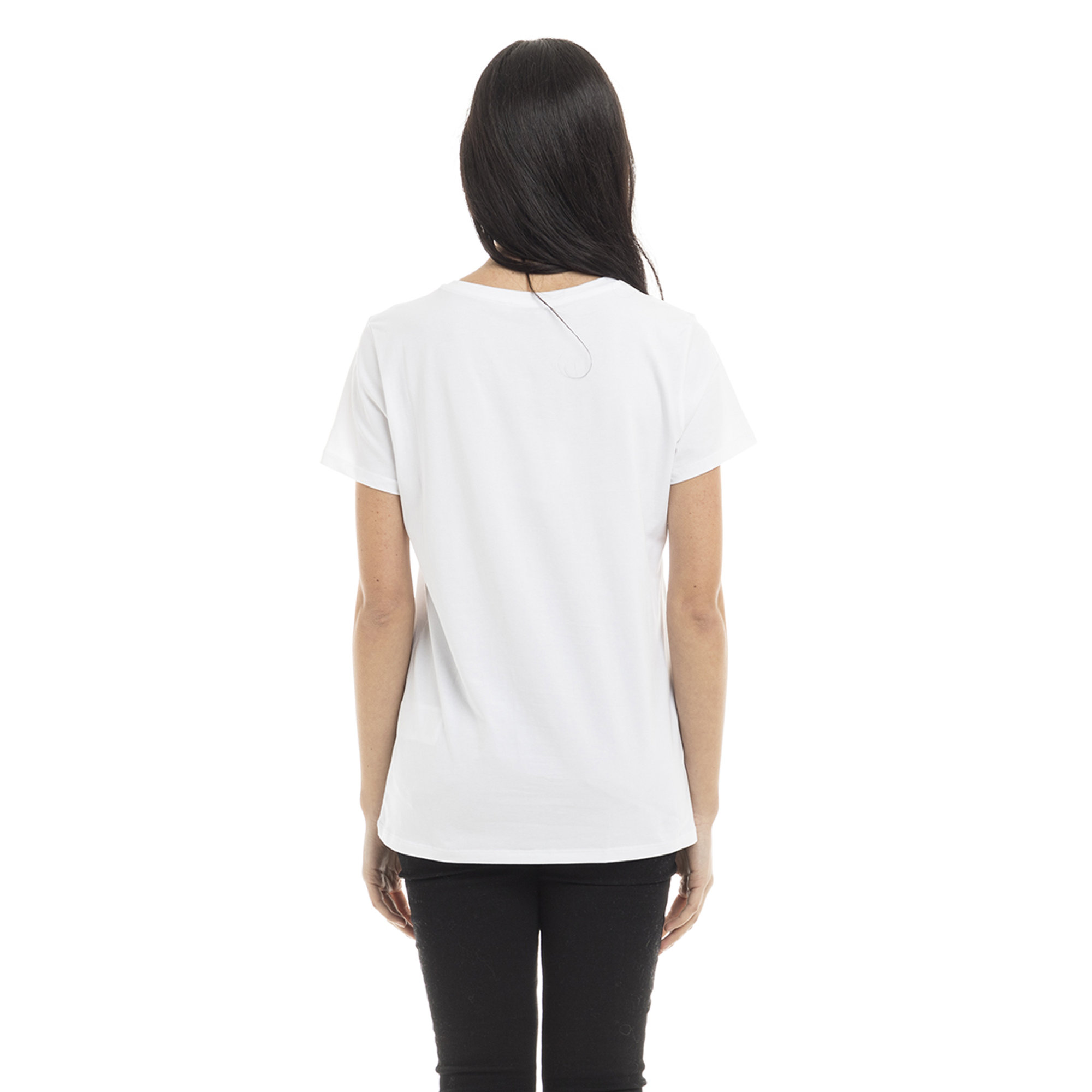 T-shirt in jersey bianca Liu Jo vista2