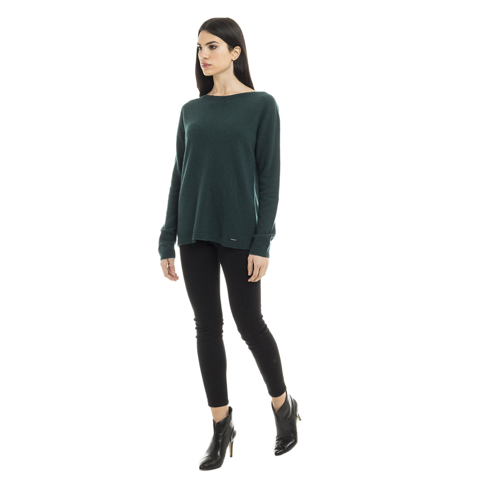 Maglia in misto cashmere verde bosco Liu Jo vista1