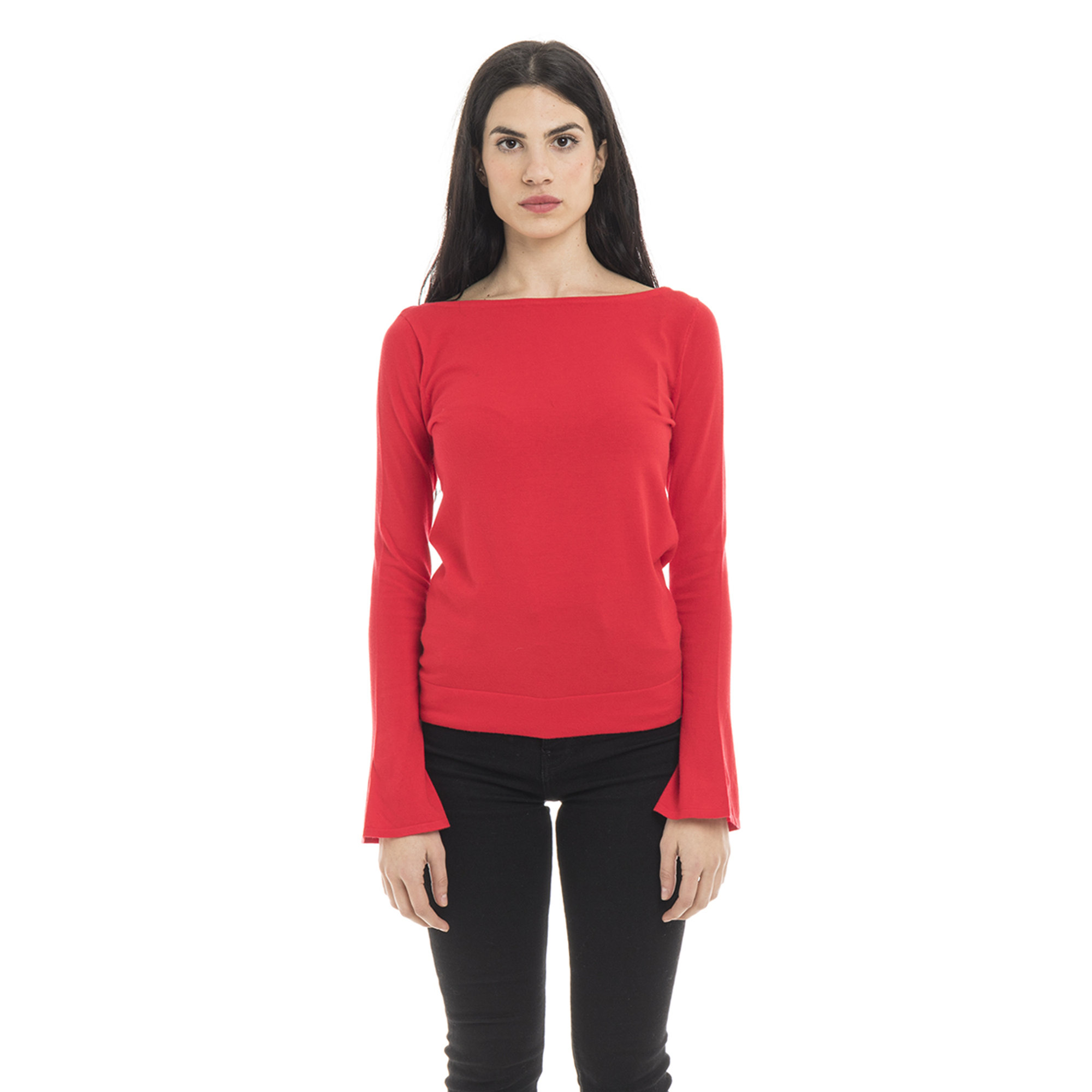 Maglia con dettaglio gioiello rossa Liu Jo vista0