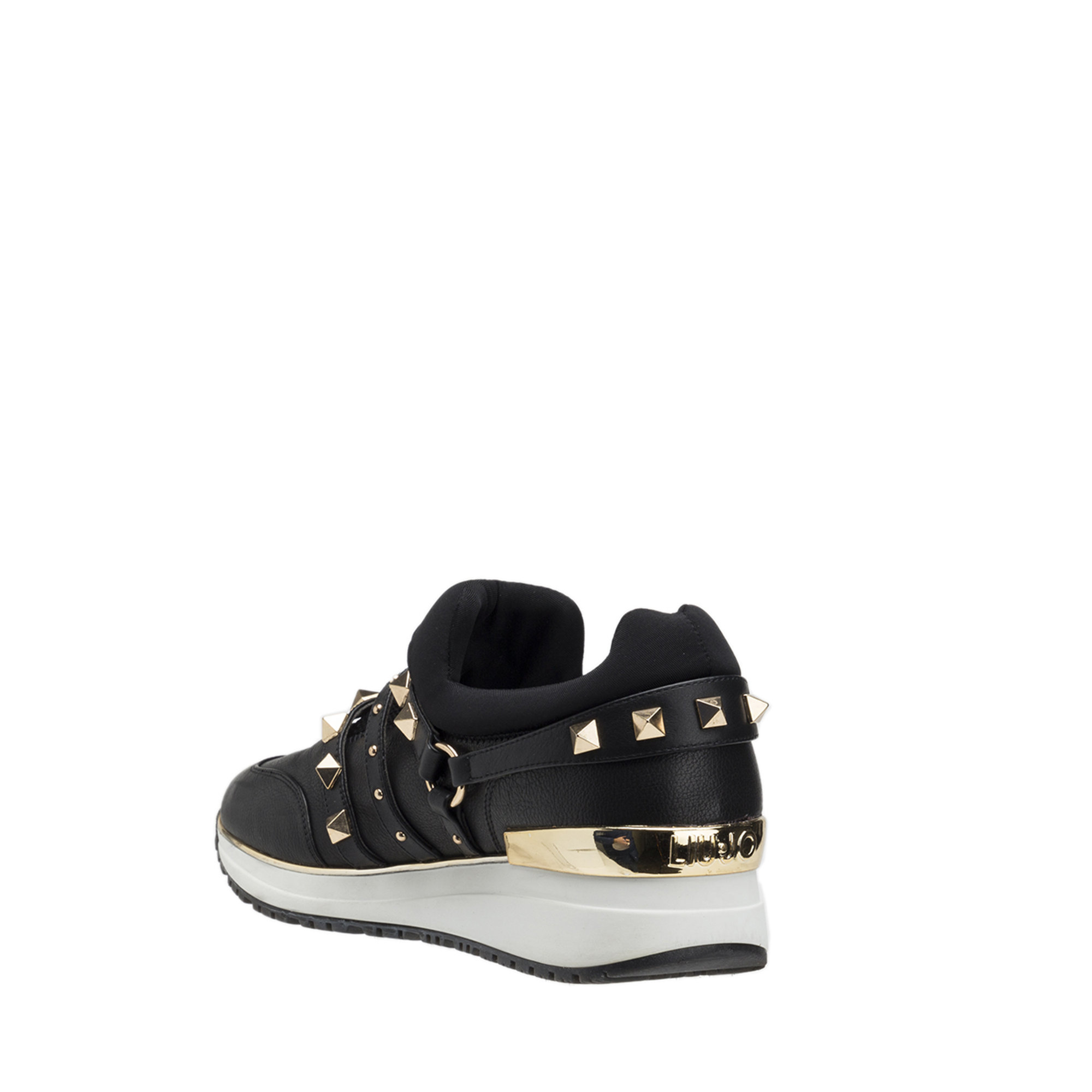 Sneakers slip on con borchie nere Liu Jo vista1