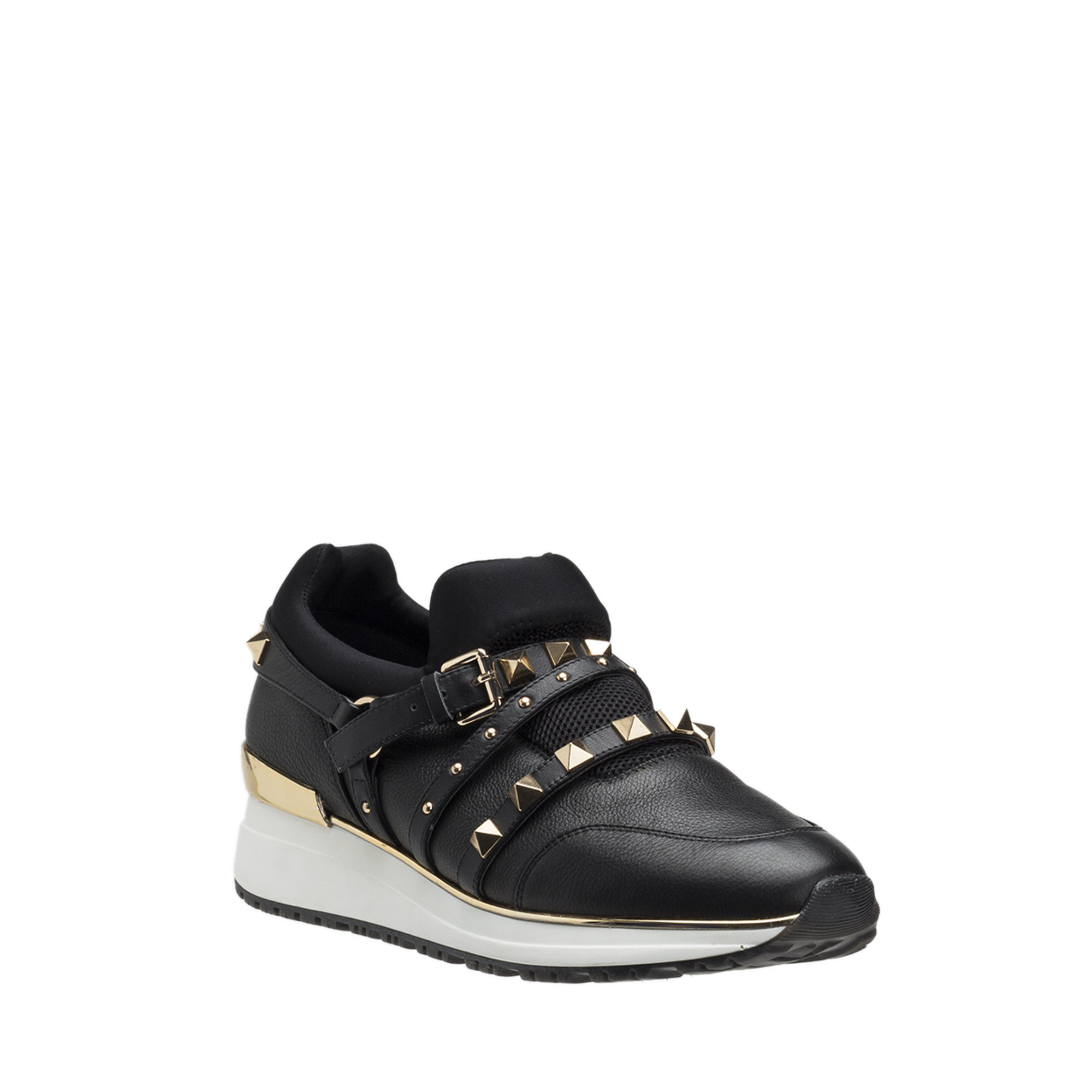 Sneakers slip on con borchie nere Liu Jo vista2