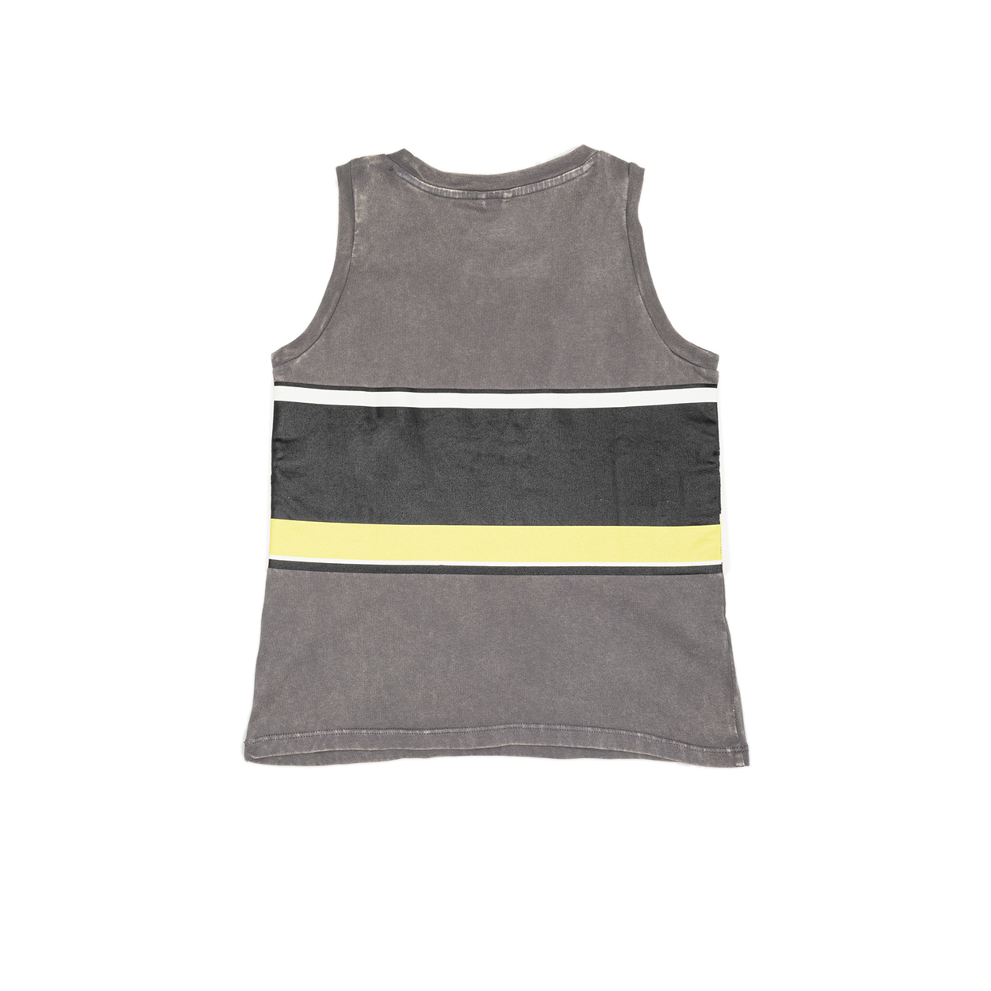 Canotta grigio effetto vintage con stampa logo Stella McCartney vista1