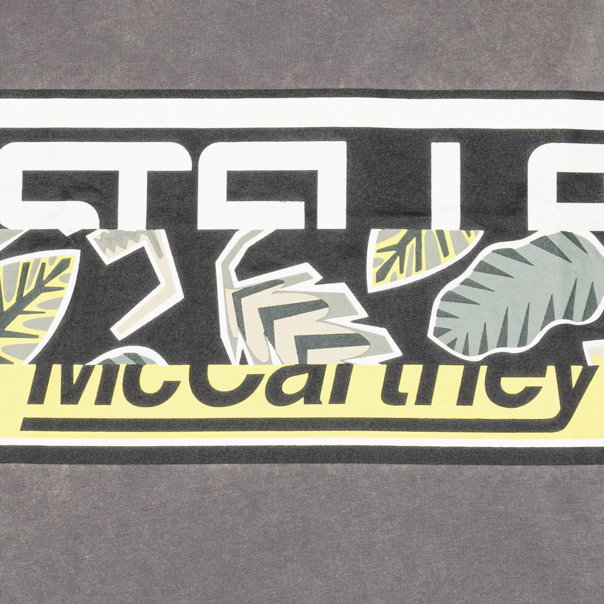 Canotta grigio effetto vintage con stampa logo Stella McCartney vista2
