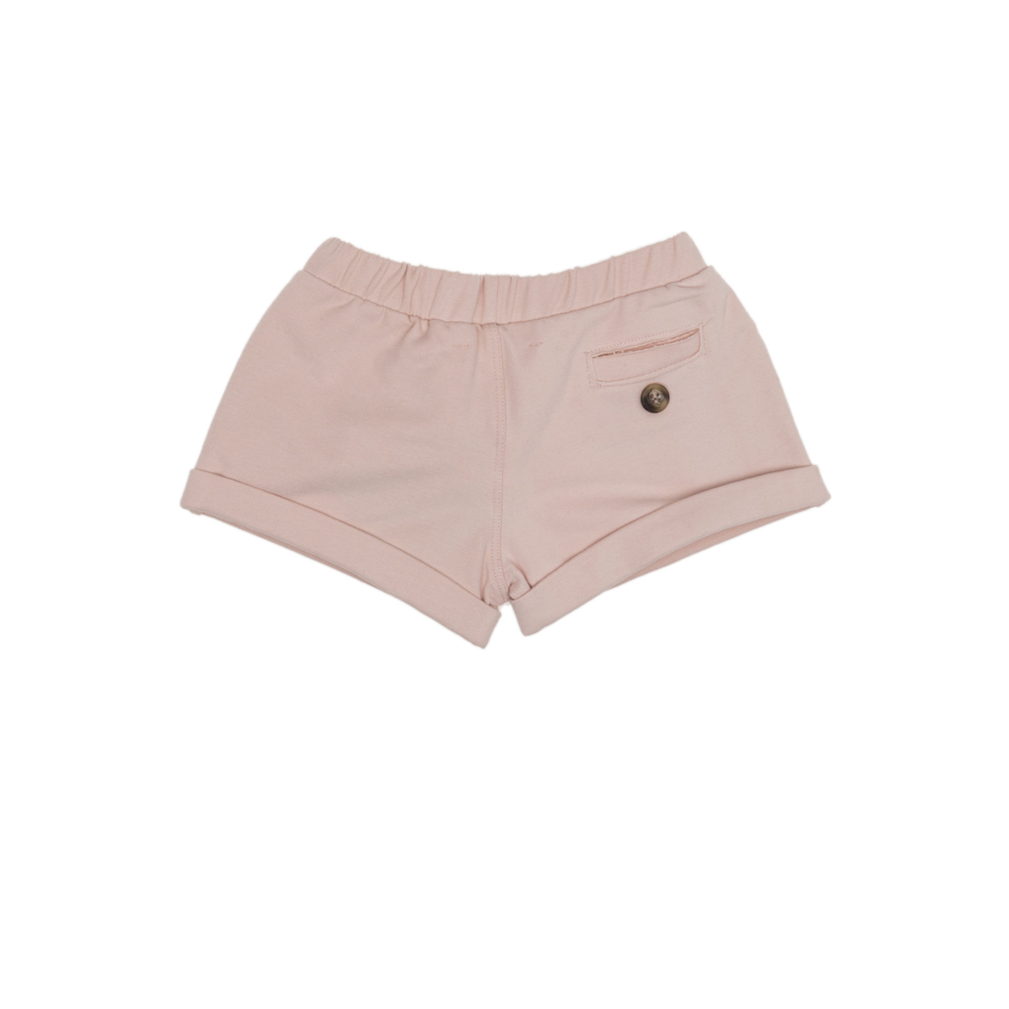 Short rosa in cotone con elastico in vita DOUUOD vista1